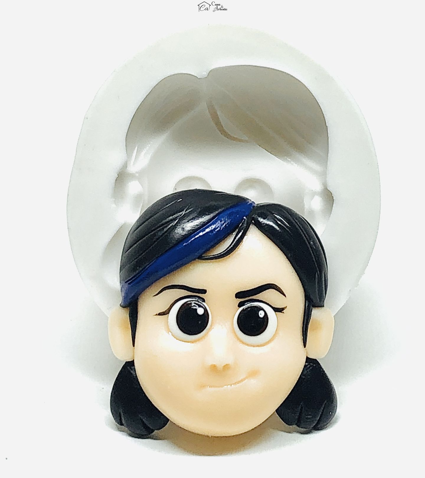 Molde de silicone - Caçadores de Trolls - Rosto Clara - Grande - P947