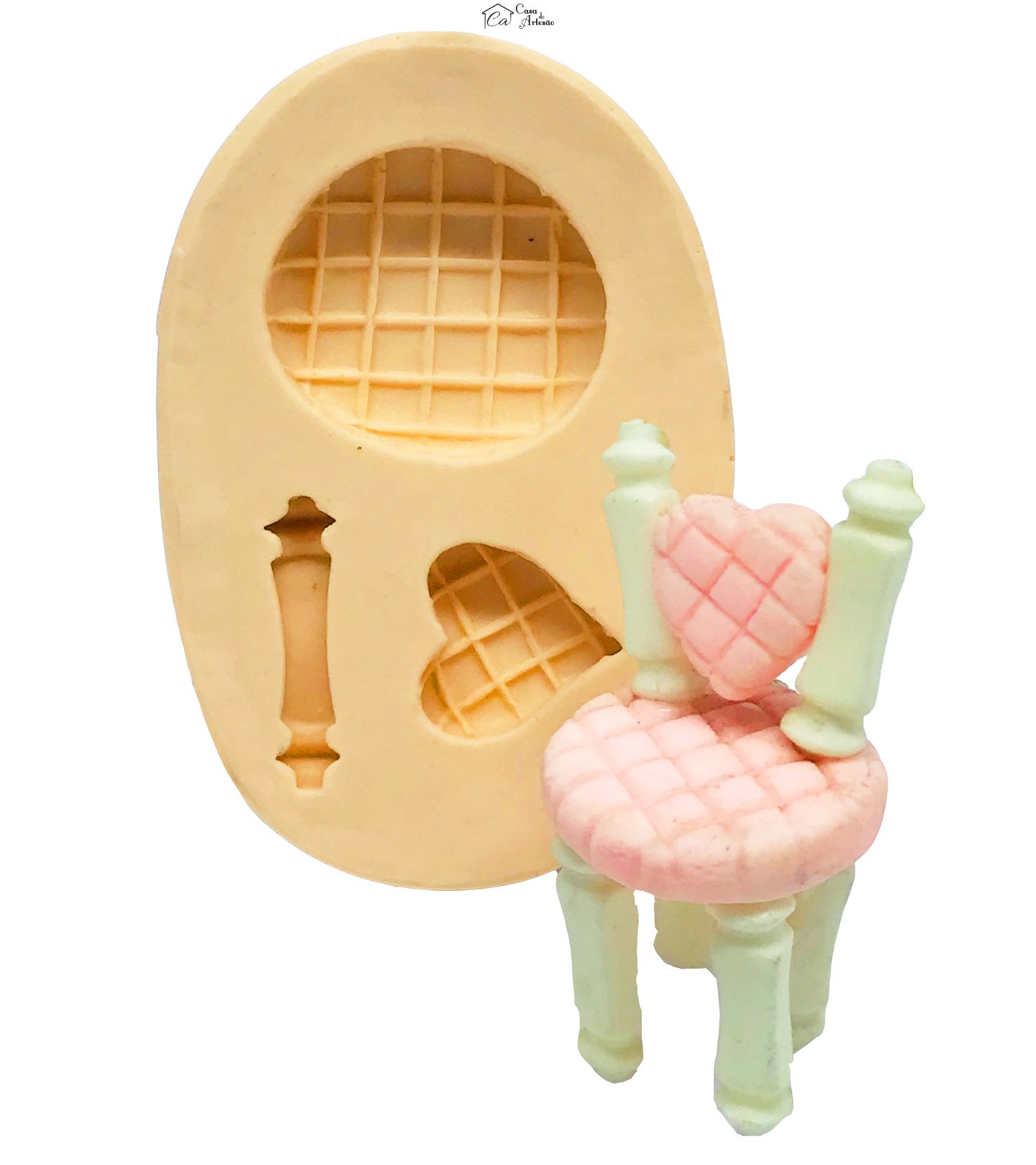 Molde de silicone - Cadeira