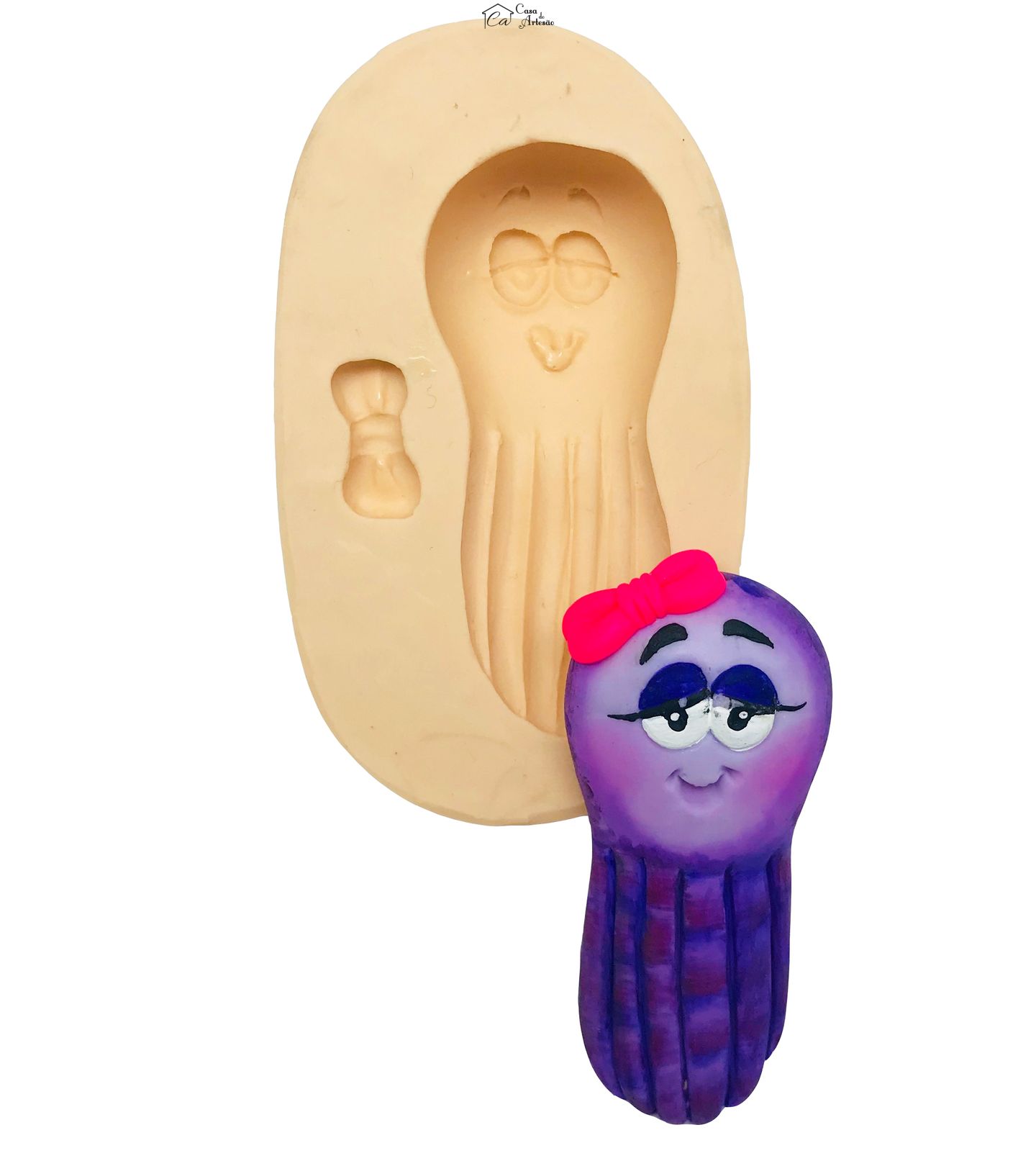 Molde de silicone - Polvo Médio