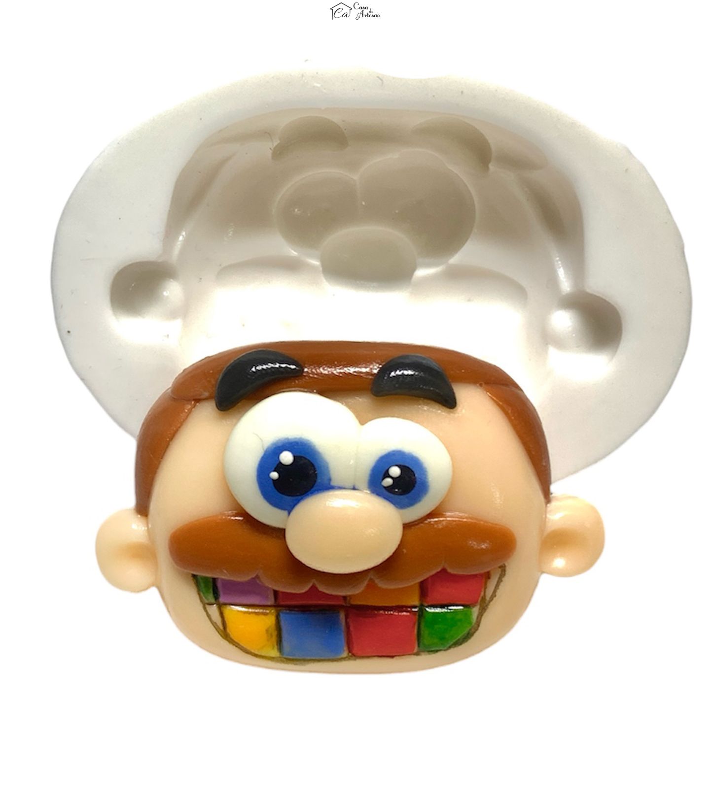 Molde de silicone - Jose Comilao - Rosto Grande - P1228
