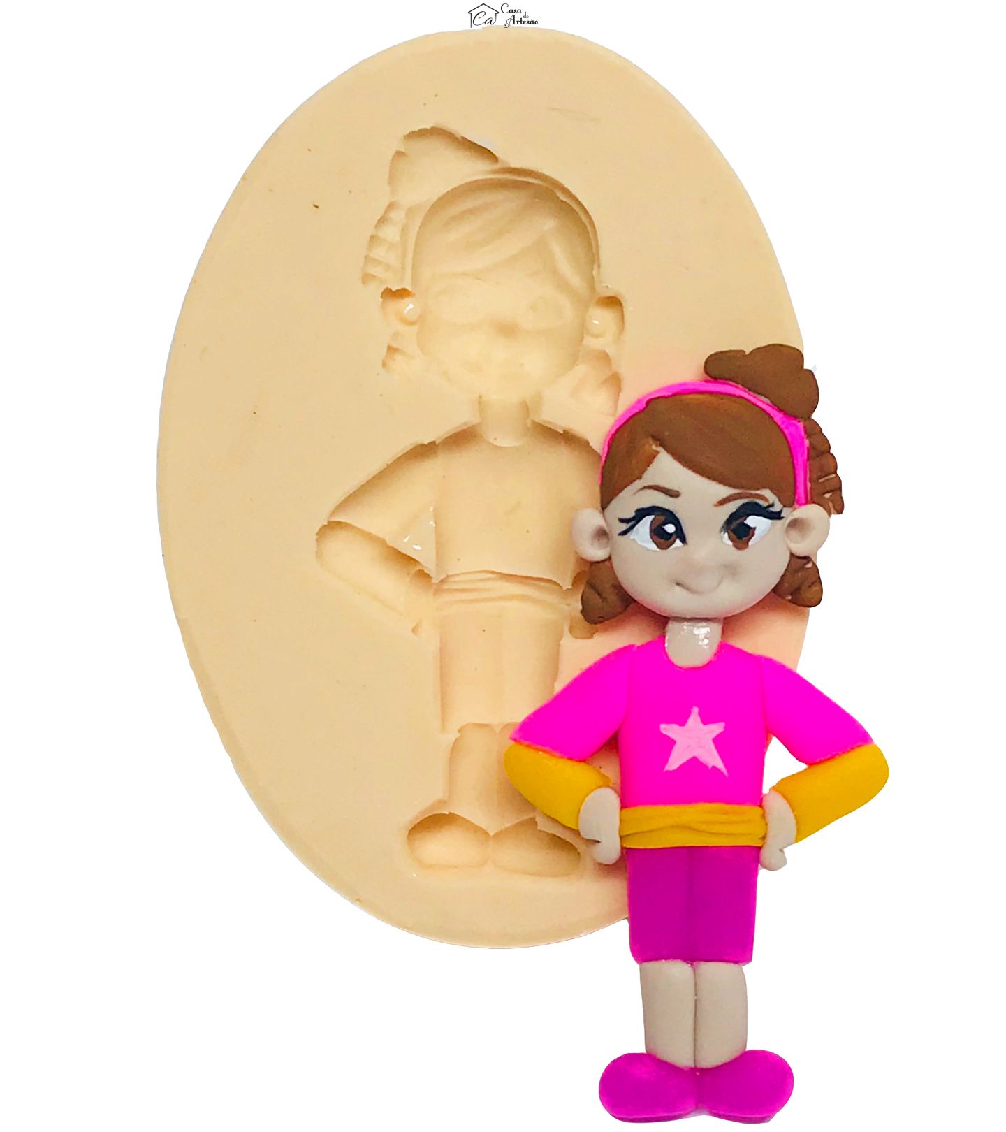 Molde de silicone - Vampirina - Poppy - Media - P580