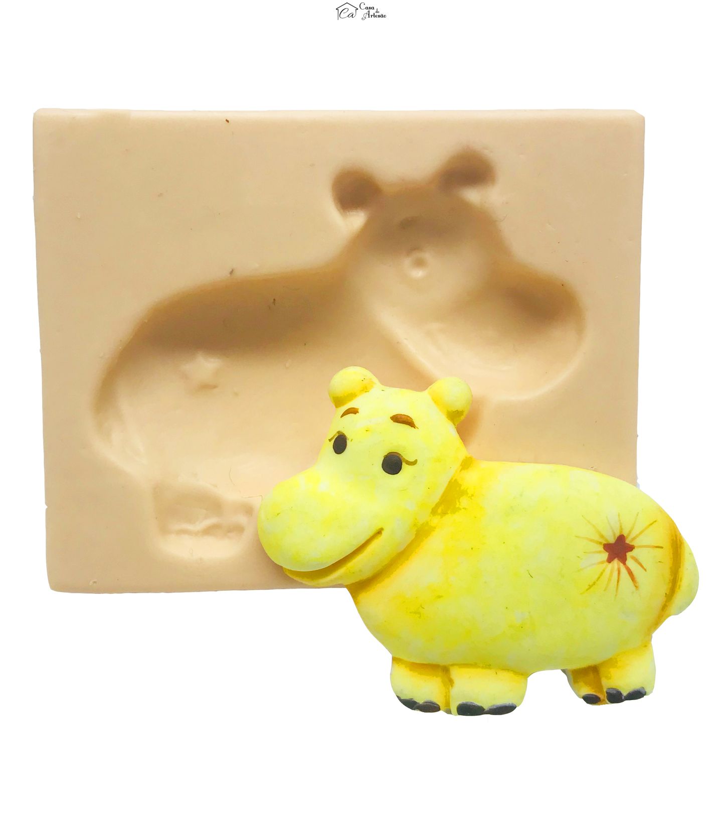 Molde de silicone - Hipopotamo - P83
