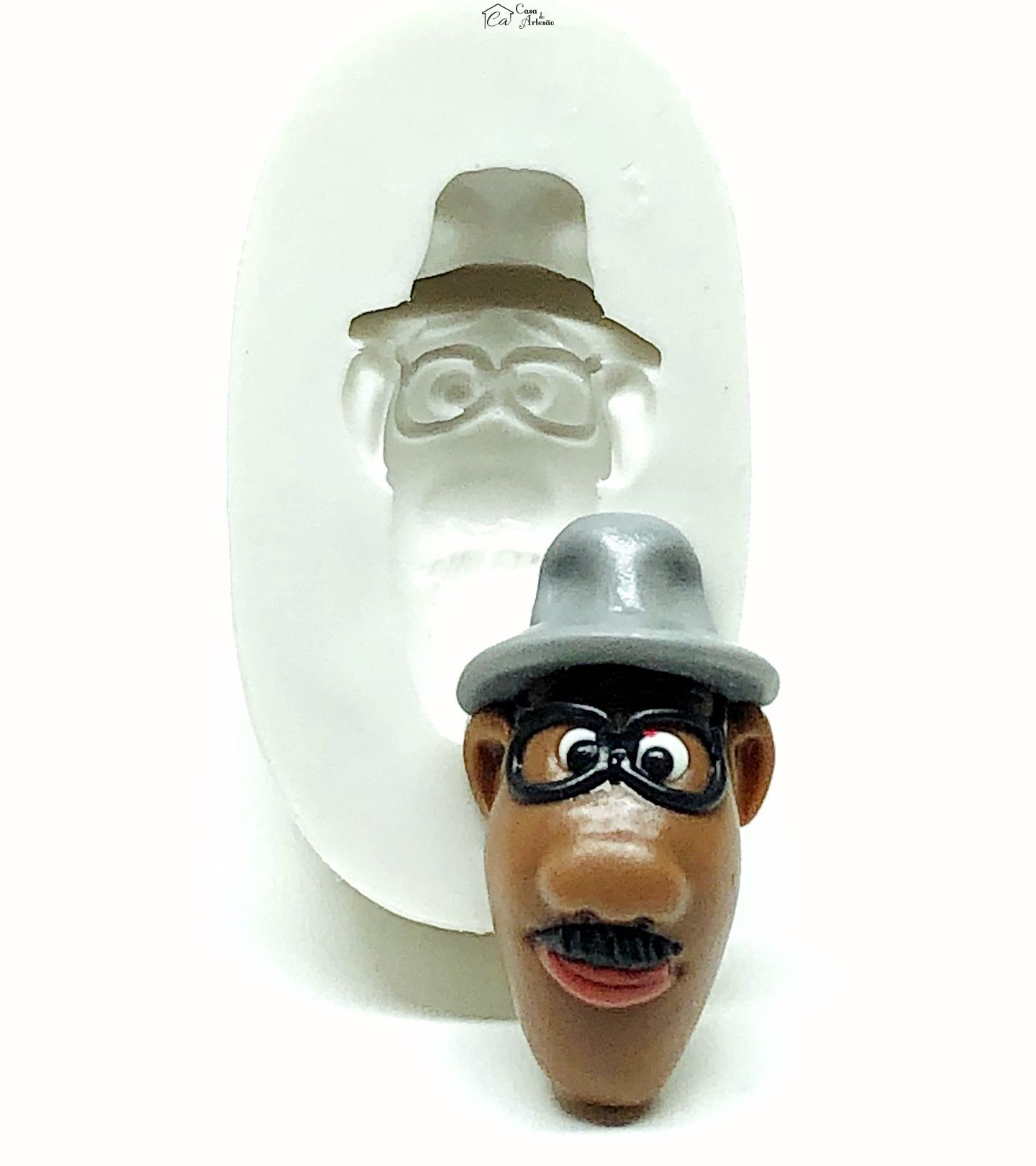 Molde de silicone - Soul - Rosto Joe - Pequeno - P1002