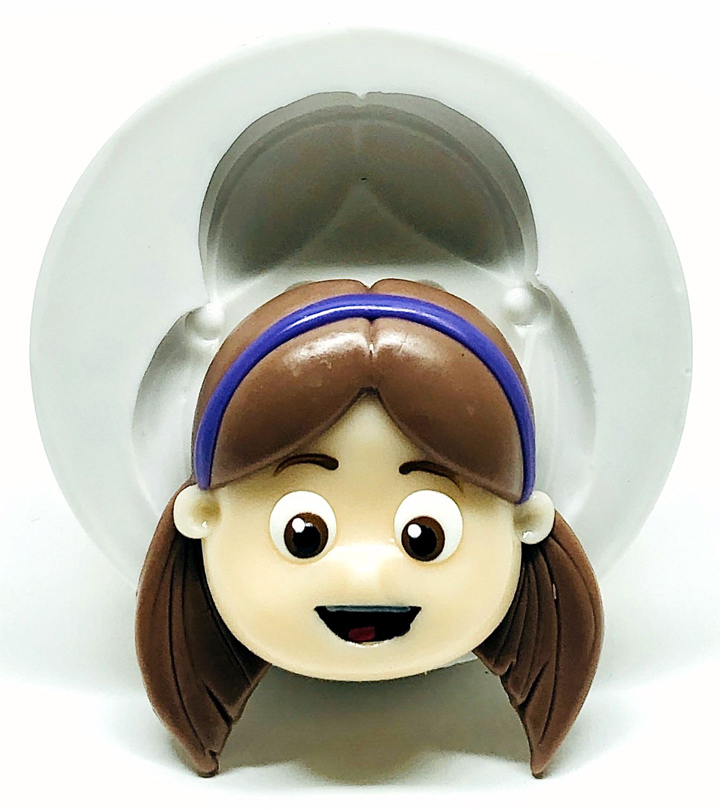 Os Aventureiros - Rosto Aventureira Roxa- Grande - P1020