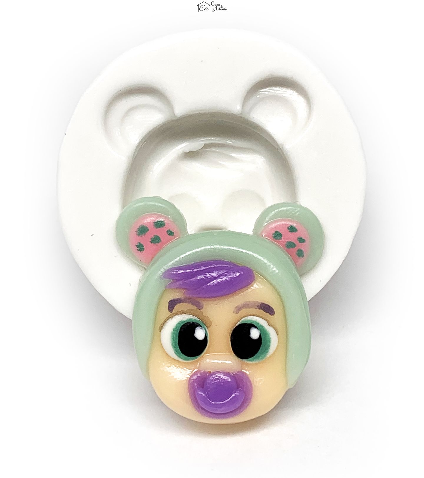 Molde de silicone - Cry Babies - Rosto Lala - Pequeno - P1182