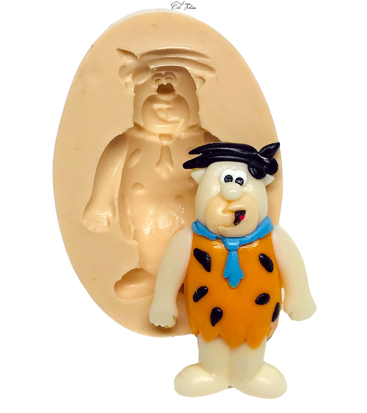 Molde de silicone - Flintstones - Fred - Medio - P602