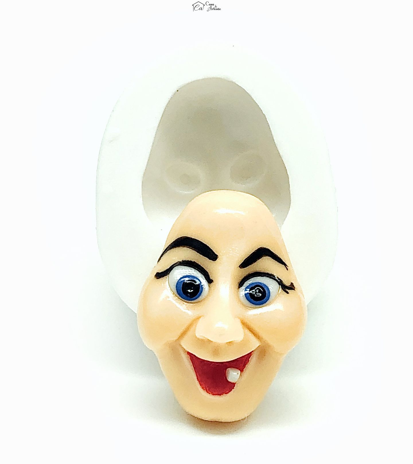 Molde de silicone - Rosto Bruxa -Grande - P1130