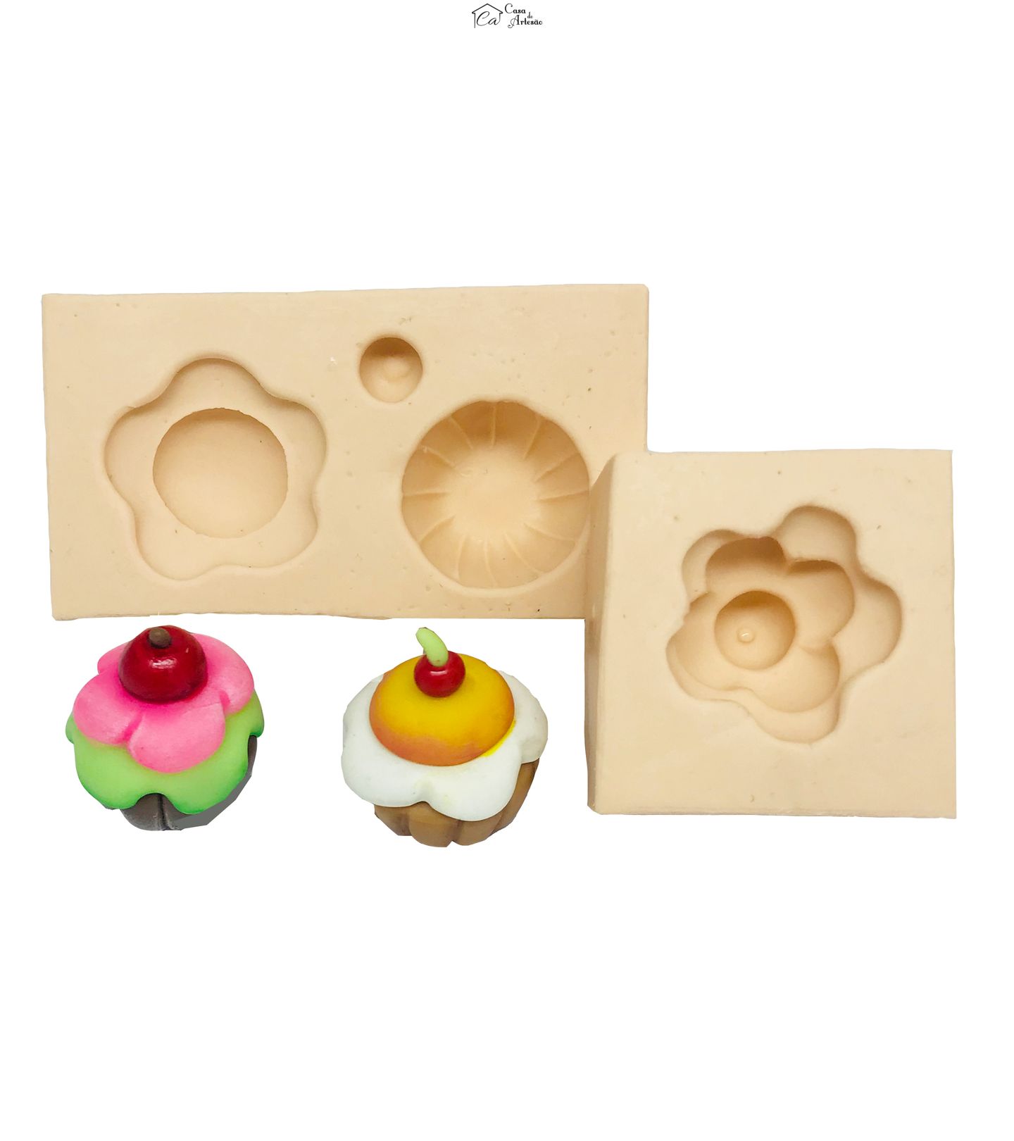 Molde de silicone - Bolo - Cupcakes - 2 Tipos - P121