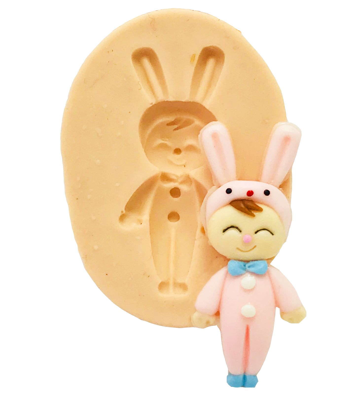 Molde de silicone - Me too Doll - Angela Coelha Pink - Pequena - P444