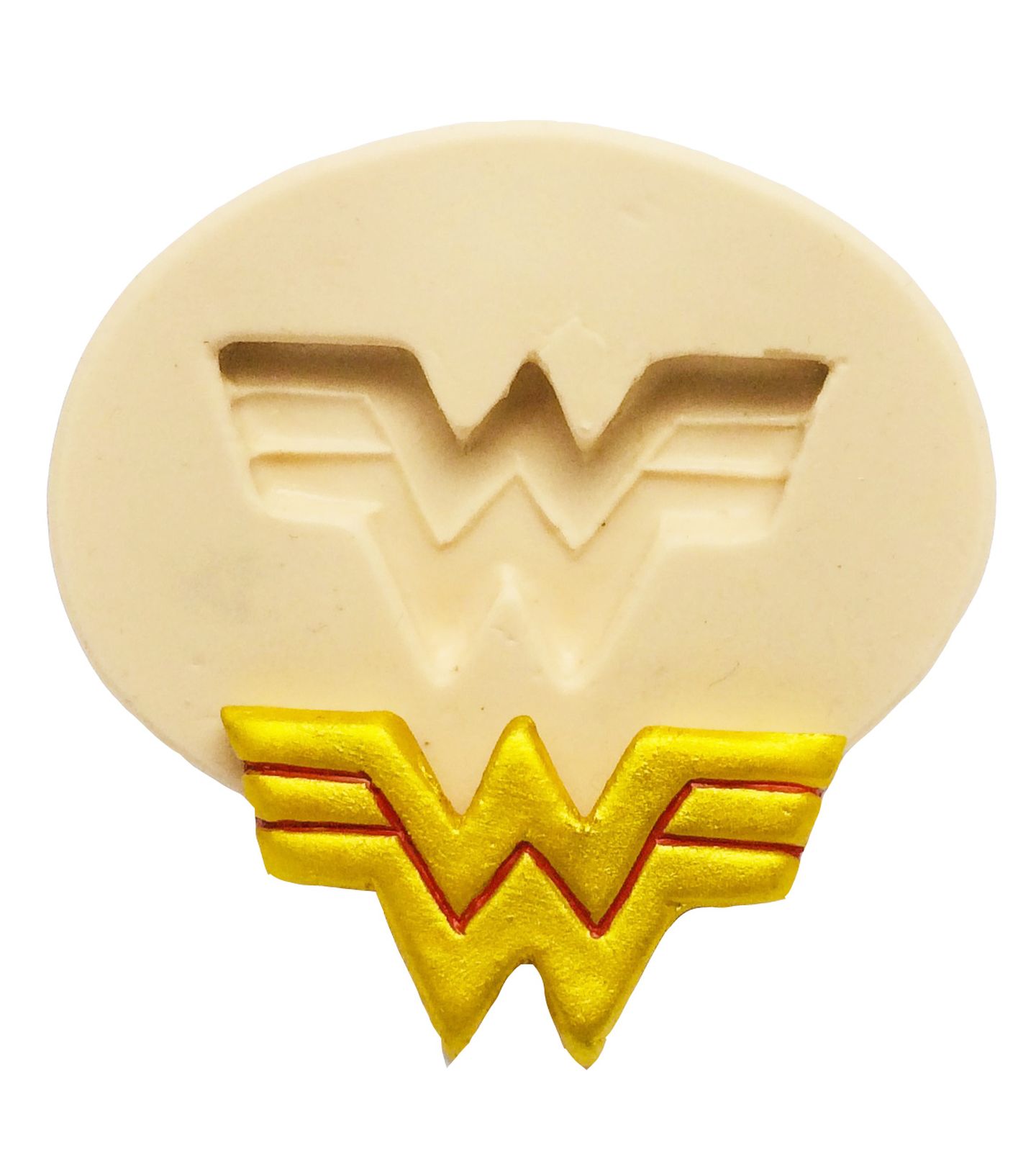 Molde de silicone - Mulher Maravilha - Logo