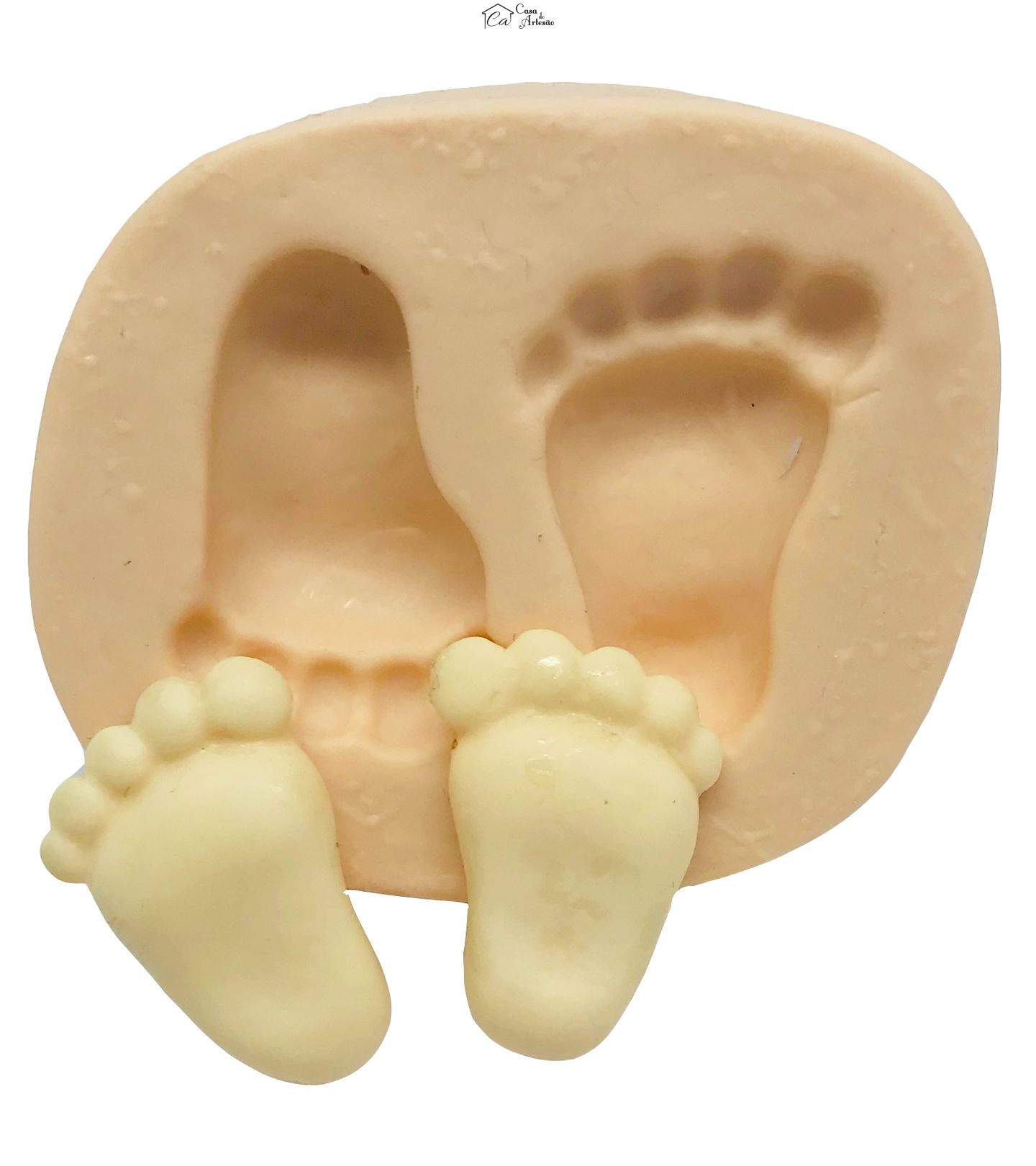 Molde de silicone - Pés - Par - P123