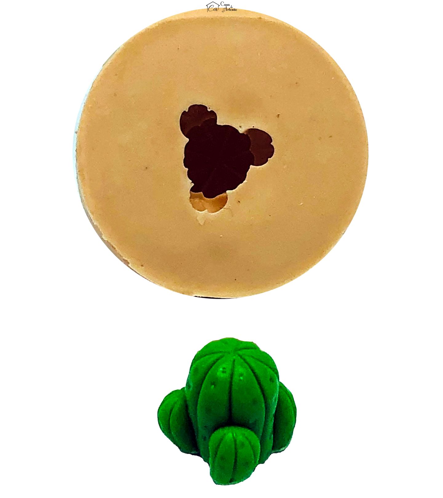 Molde de silicone - Cactus V - Pequeno - P845