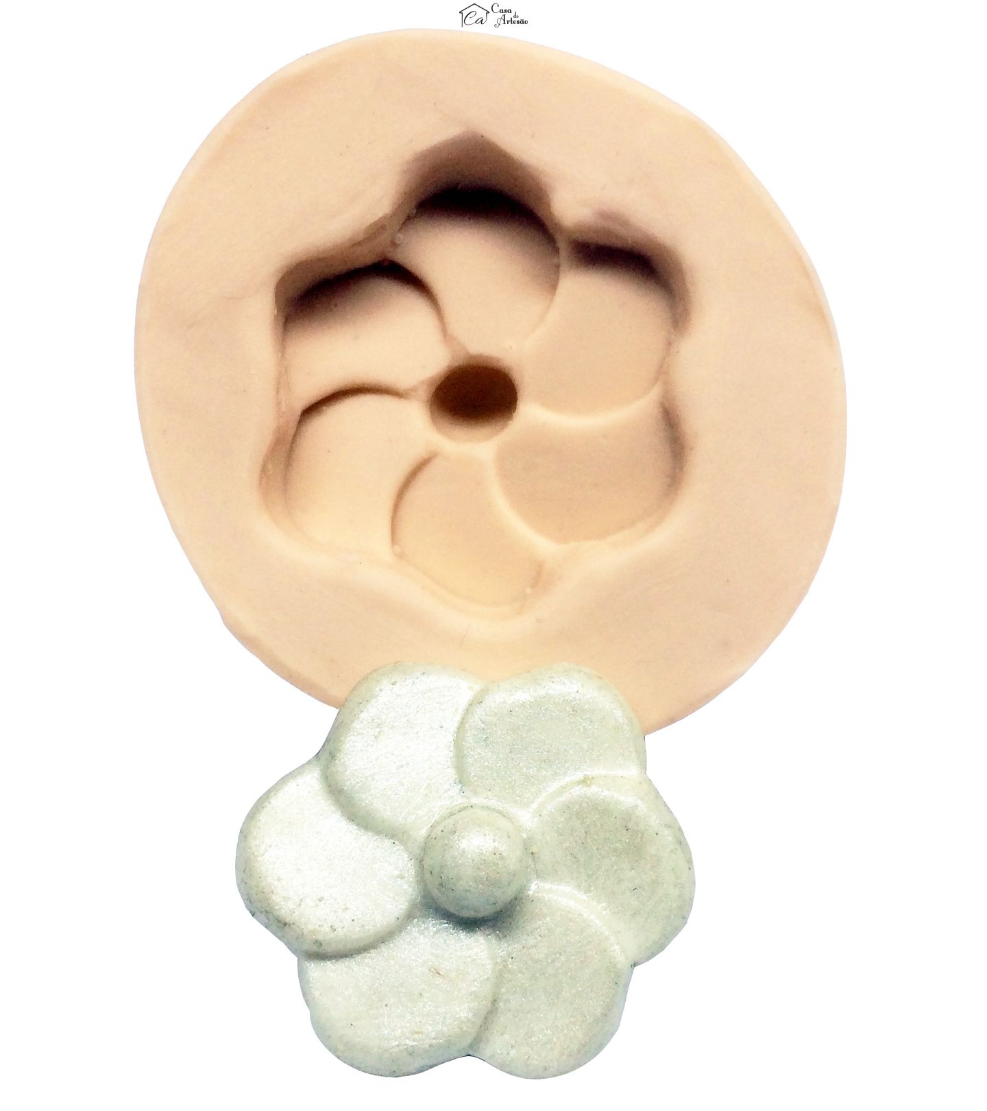 Molde de silicone - Pratinho Para Pote