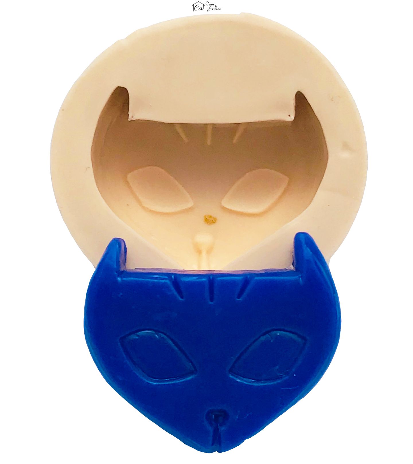 Molde de silicone - PJMasks - Mascara Catboy - Pequena - P459
