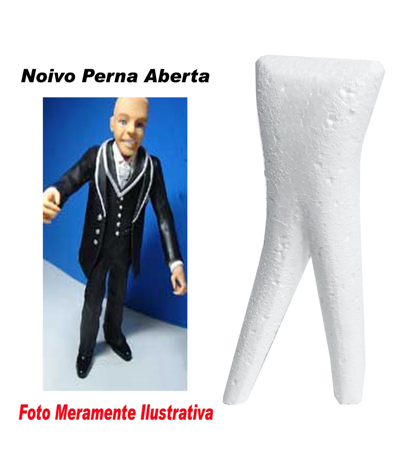 Isopor - H02 - Corpo Noivo Perna Aberta