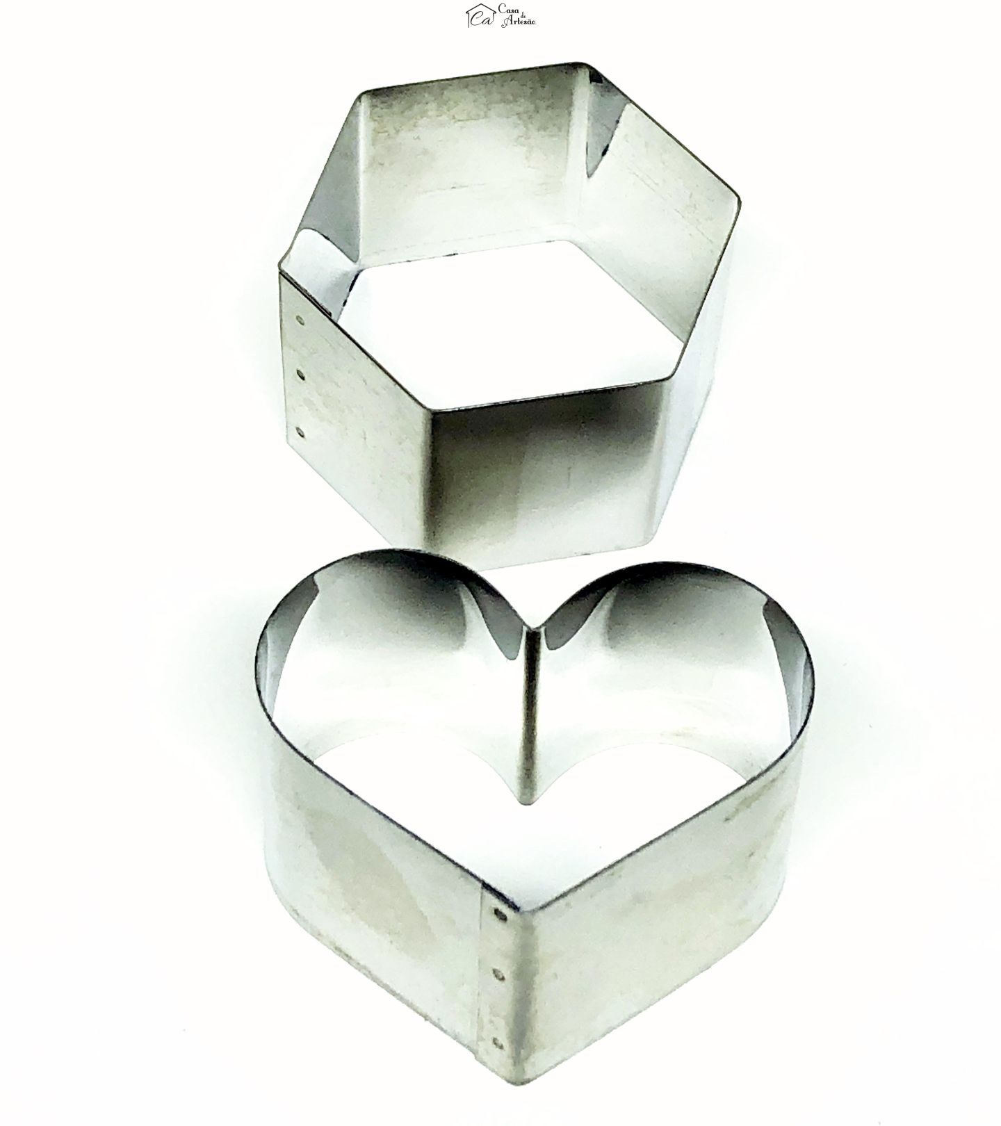 Cortador Aço - Pao de Mel / Bem Casado - Md