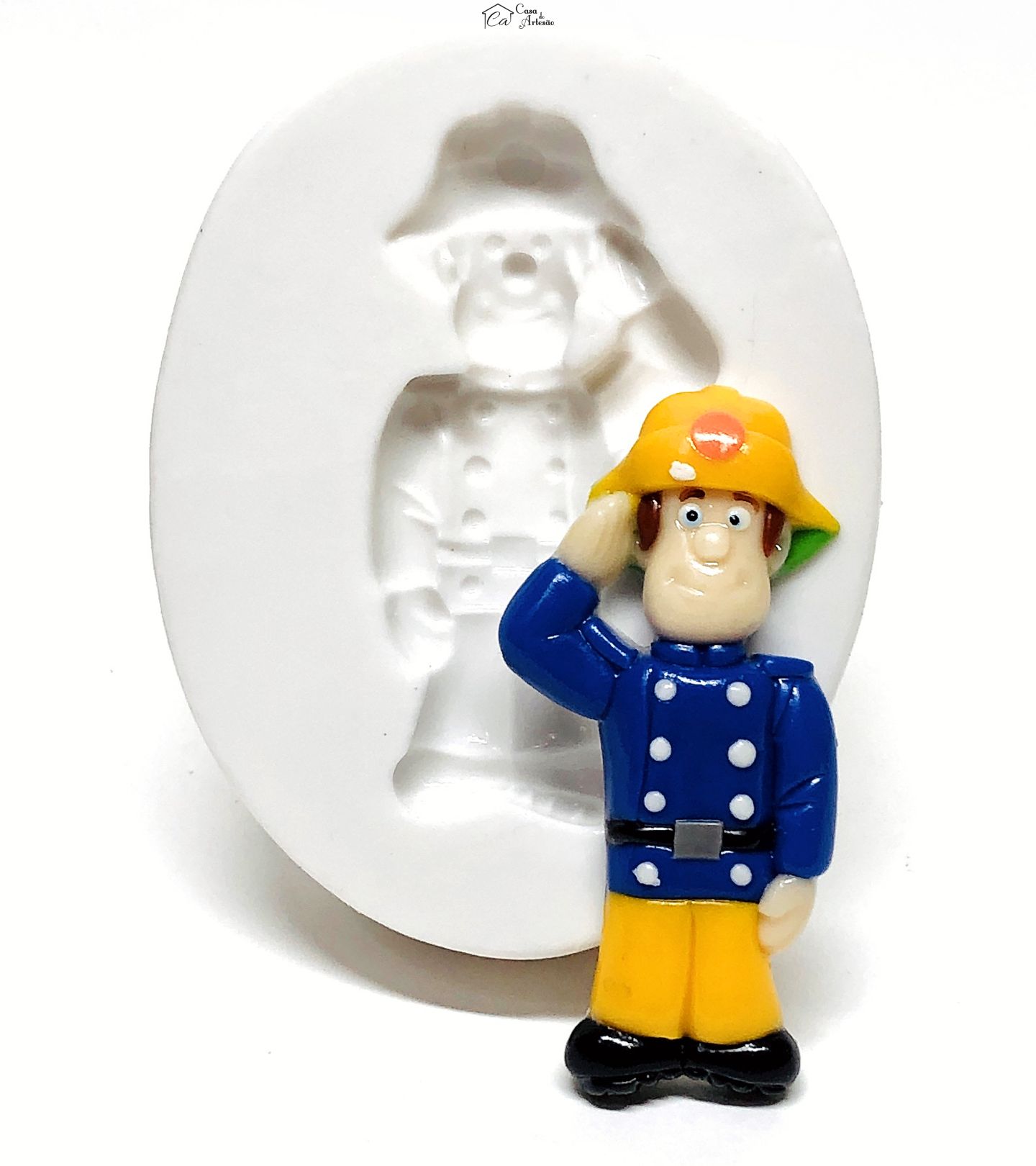 Molde de silicone - Bombeiro Sam - Sam - Medio - P1061