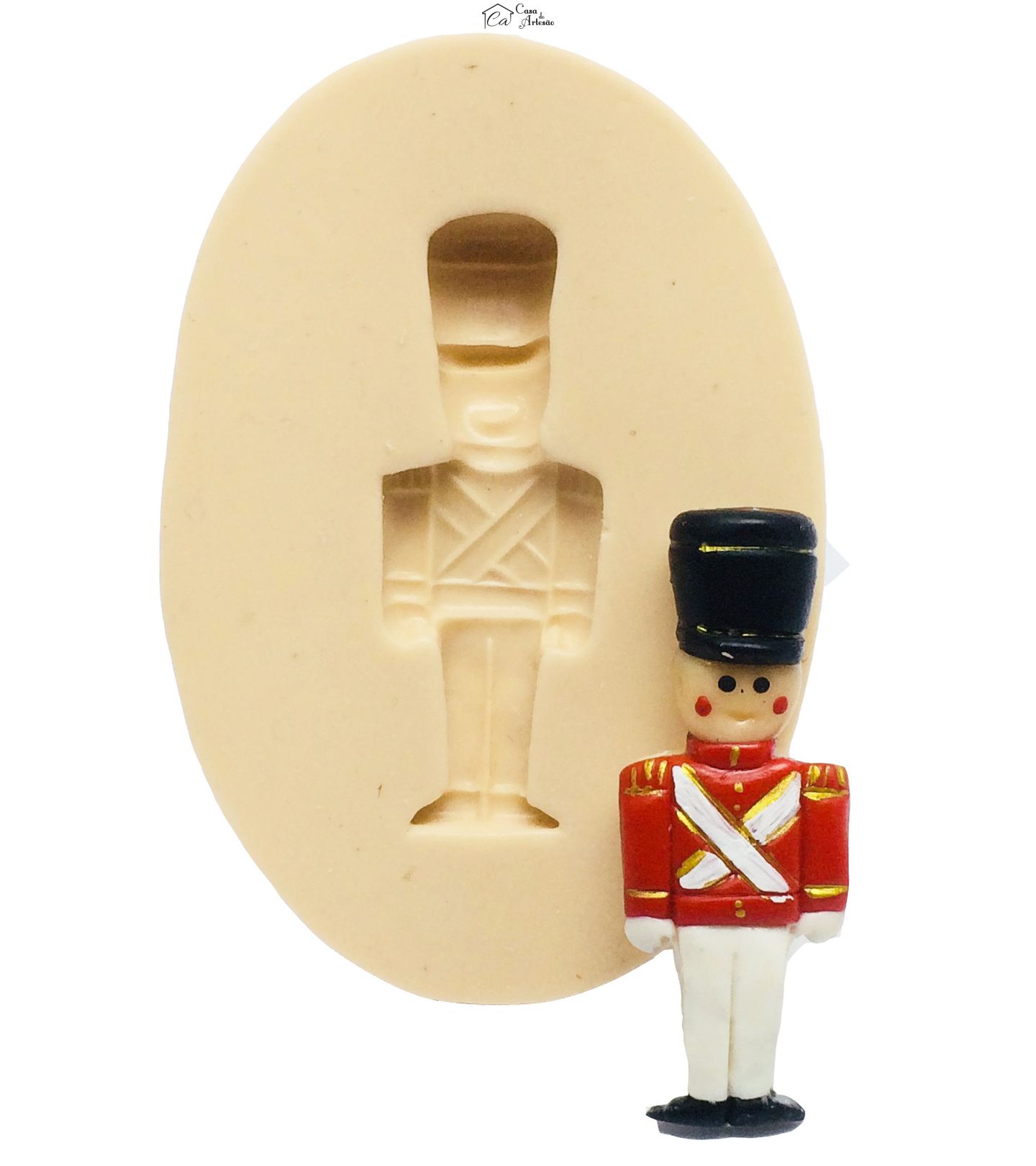 Molde de silicone - Soldadinho de Chumbo - Pequeno - P191