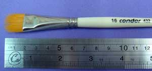 Pincel Condor Ord.432 - nº 16 - Pelo Sint. Lingua Gato