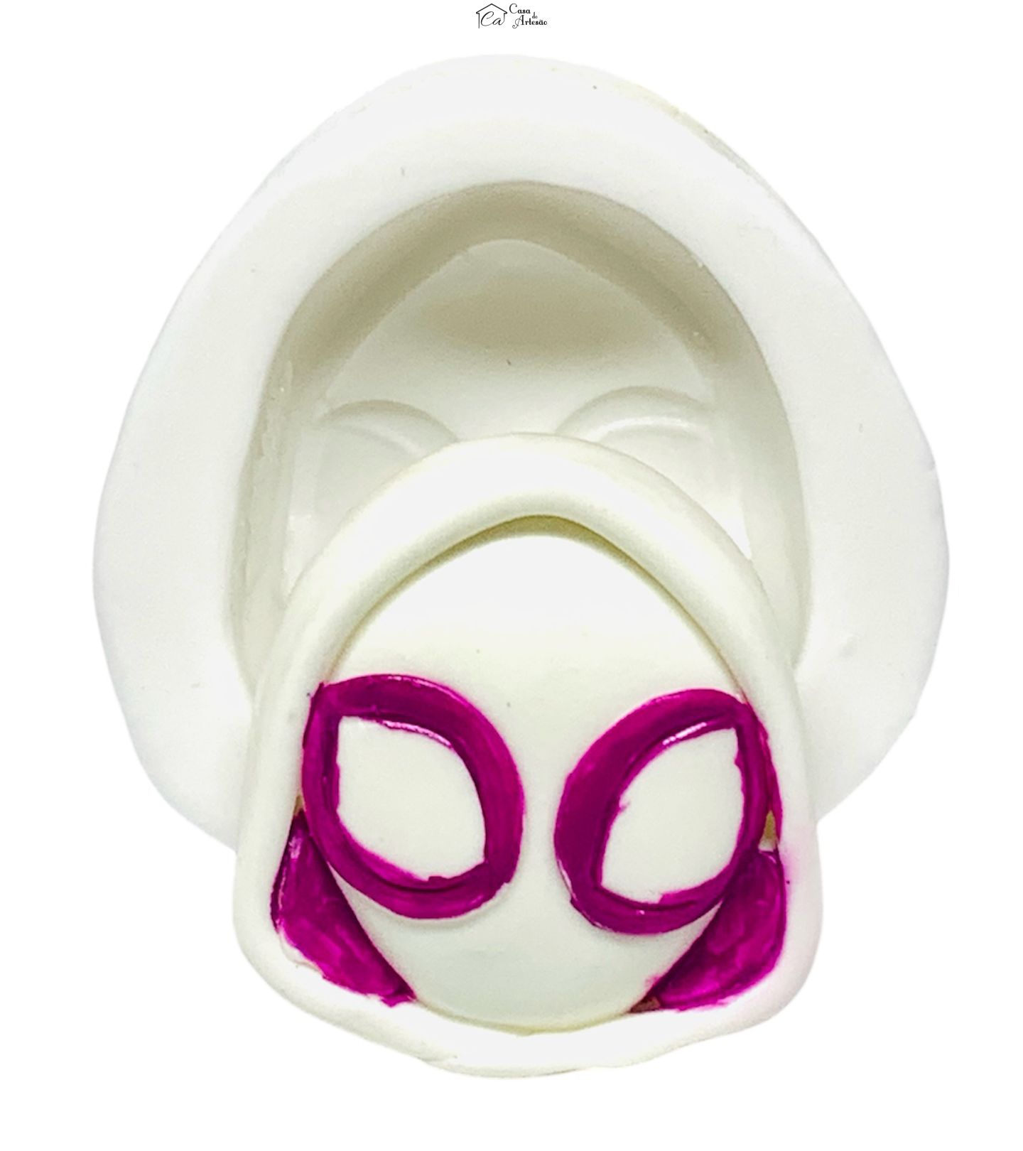 Molde de silicone - Homem Aranha - Rosto Gwen Stacy - Medio - P1235