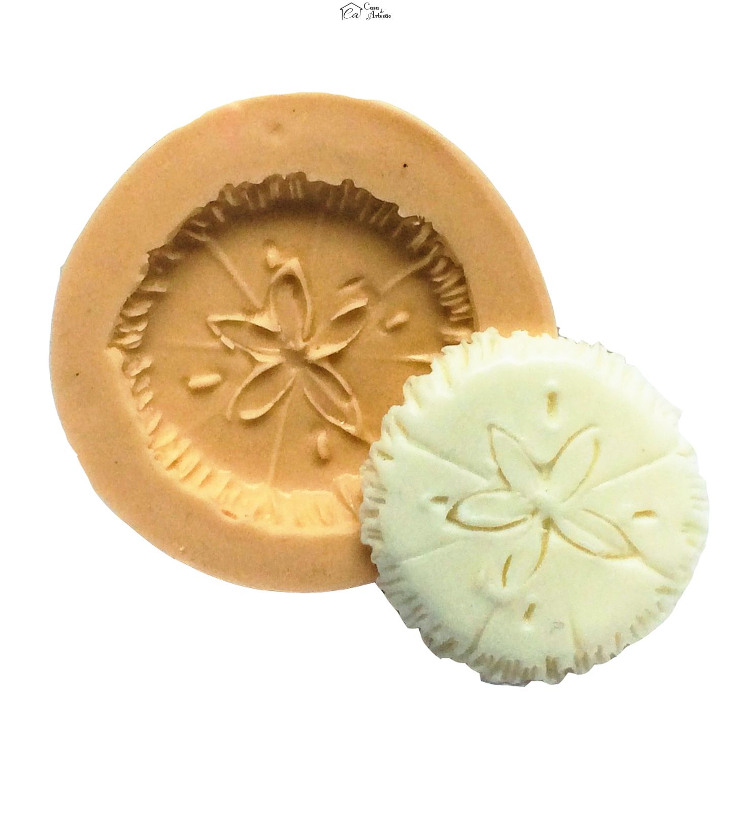 Molde de silicone - Bolacha do Mar - Pequena - P355