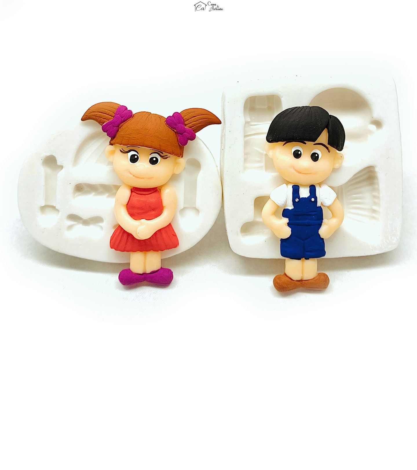 Molde de silicone - Boneca / Boneco - Para montar - Tamanho Único - P1169