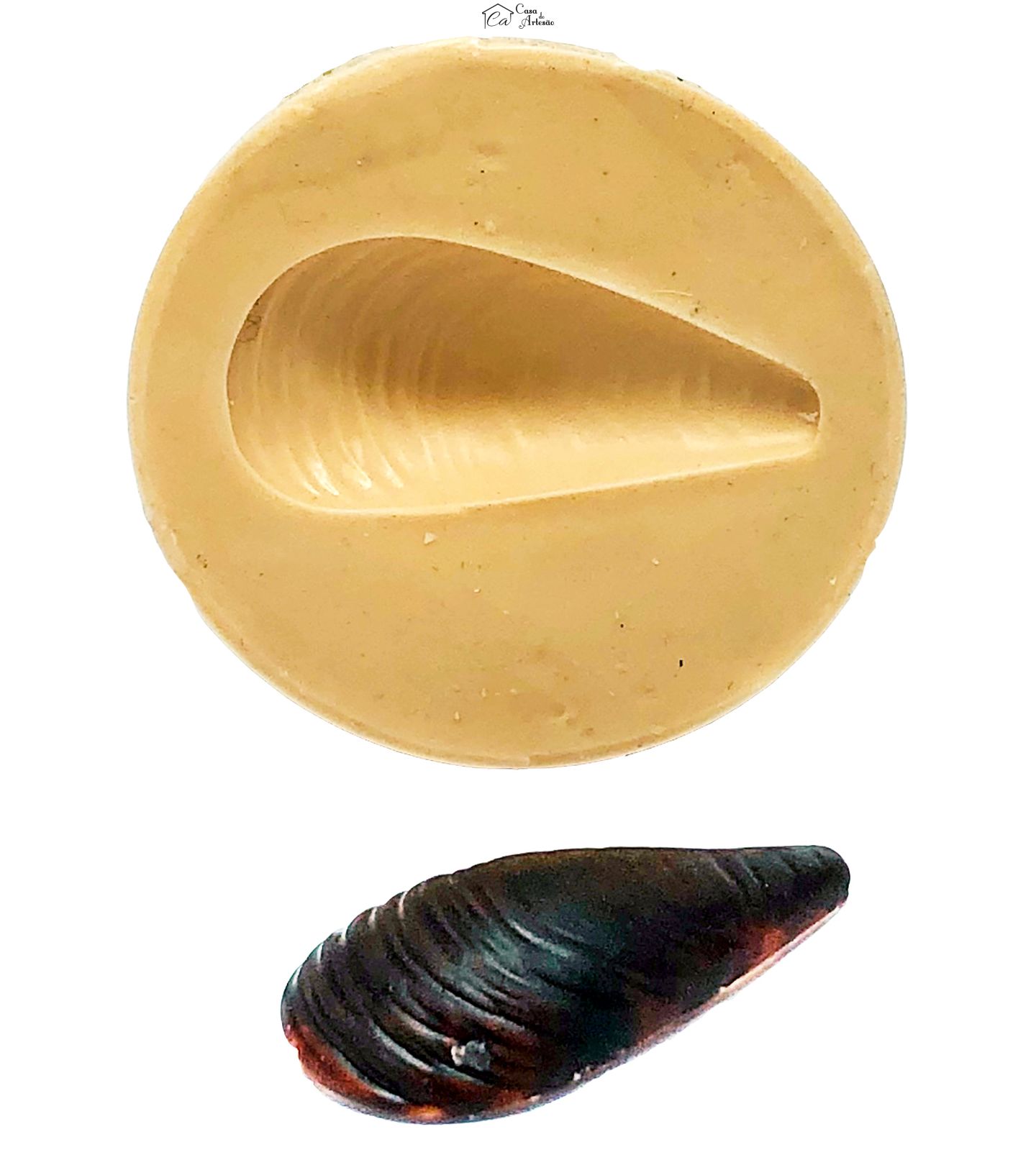 Molde de silicone - Mar - Mexilião - Pequeno  - P781