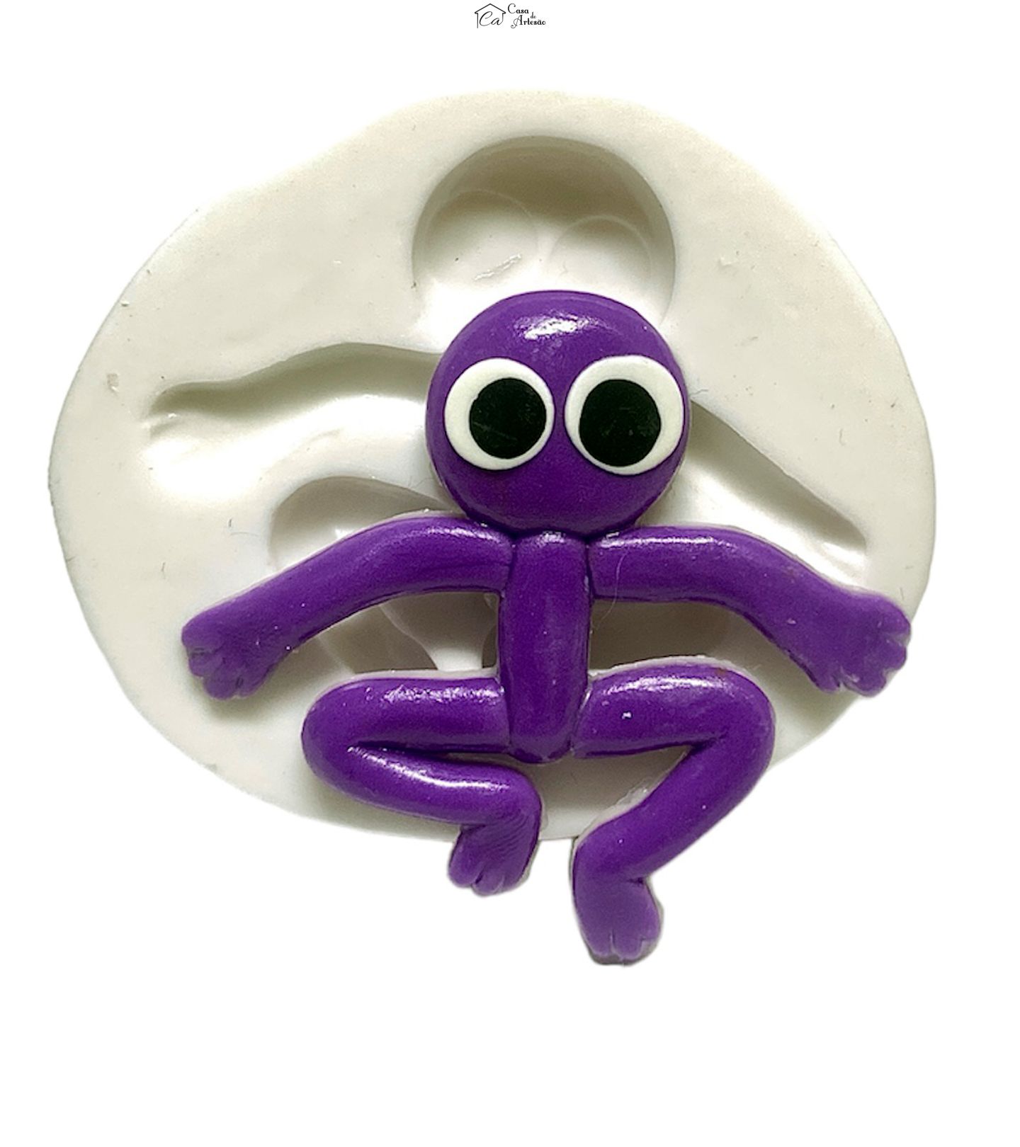 Molde de silicone - Rainbow Friends - Roxo - Medio - P1226