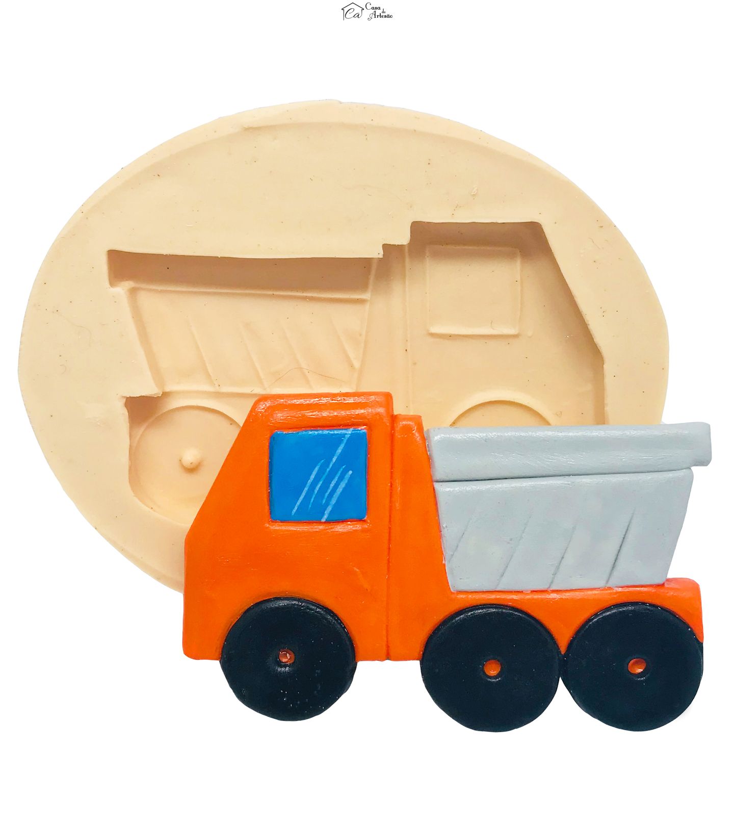 Molde de silicone - Meios de Transporte - Caminhão Carga - Grande - P471