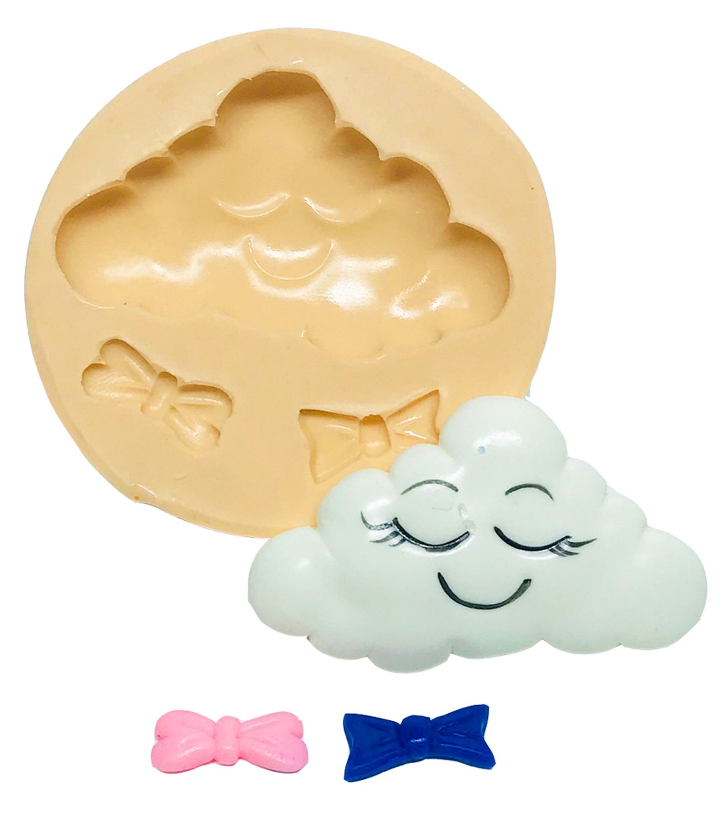 Chuva de Amor - Nuvem c/ Gravata ou Laço - Grande - P549