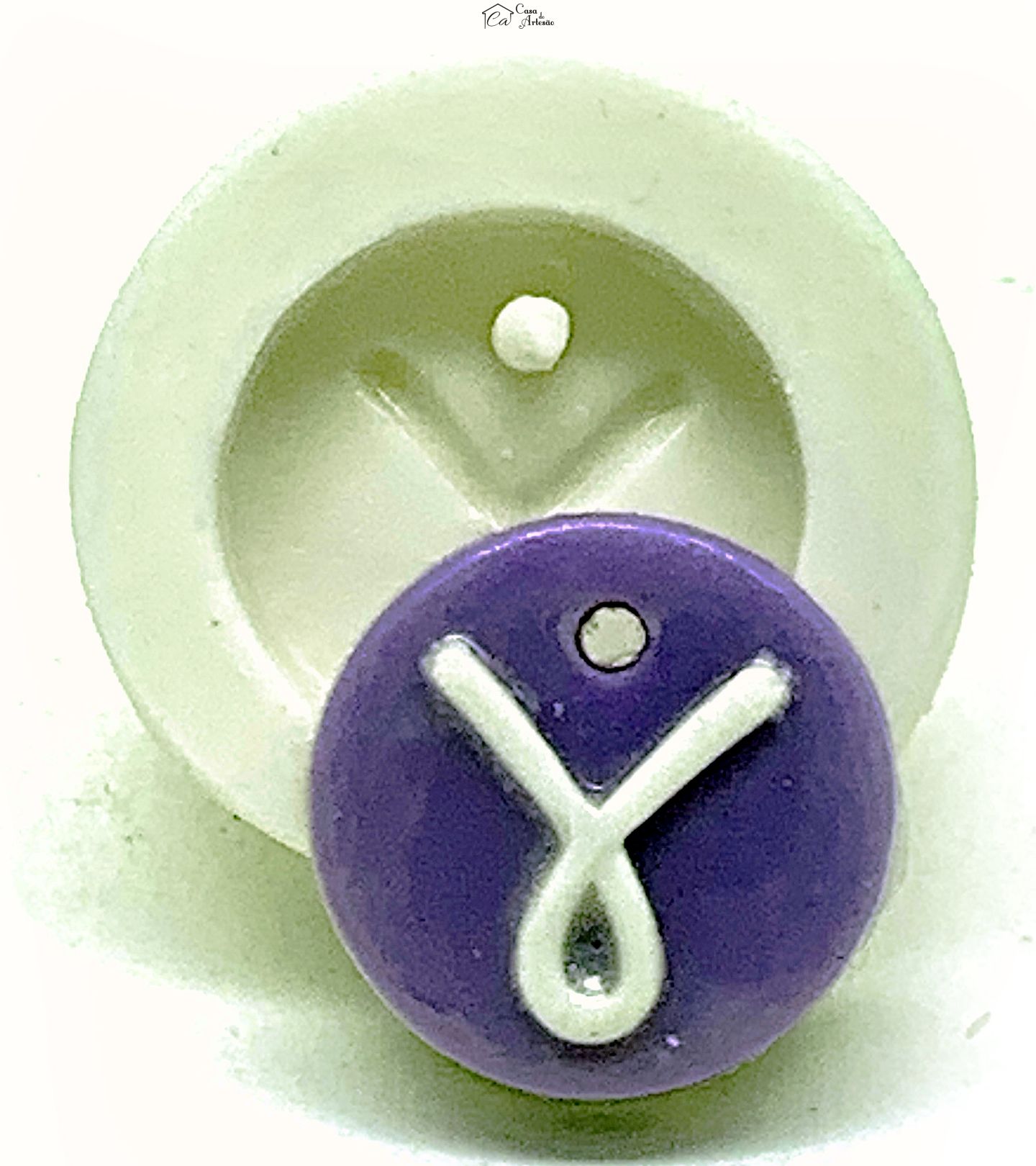 Molde de silicone - Horoscopo - Pingente - Aries - Pequeno - P1146