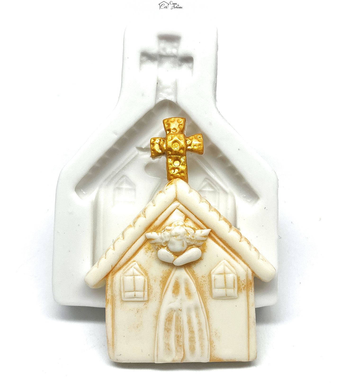 Molde de silicone - Igreja - Grande - P1190