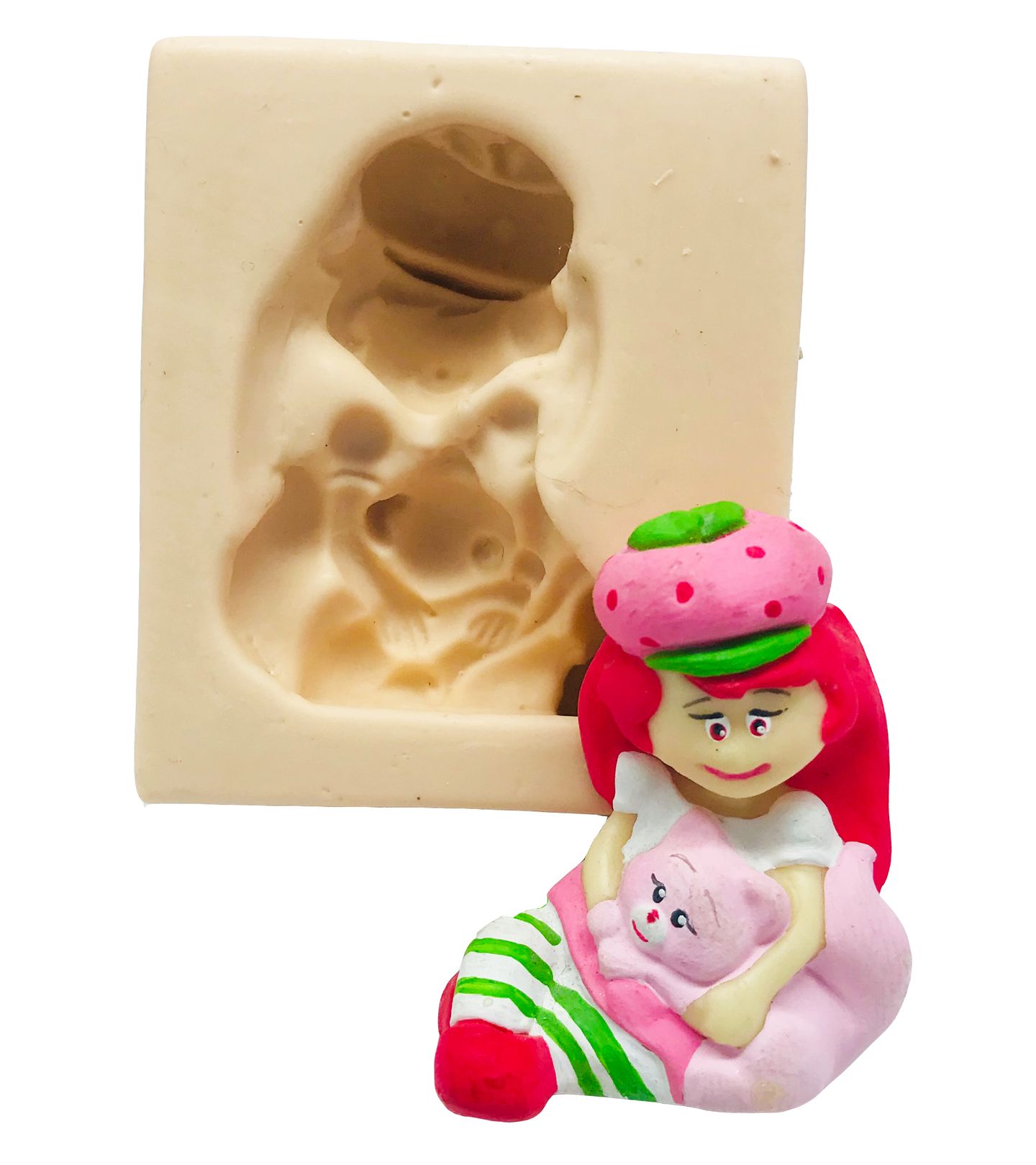 Menina com Urso no Colo - P113