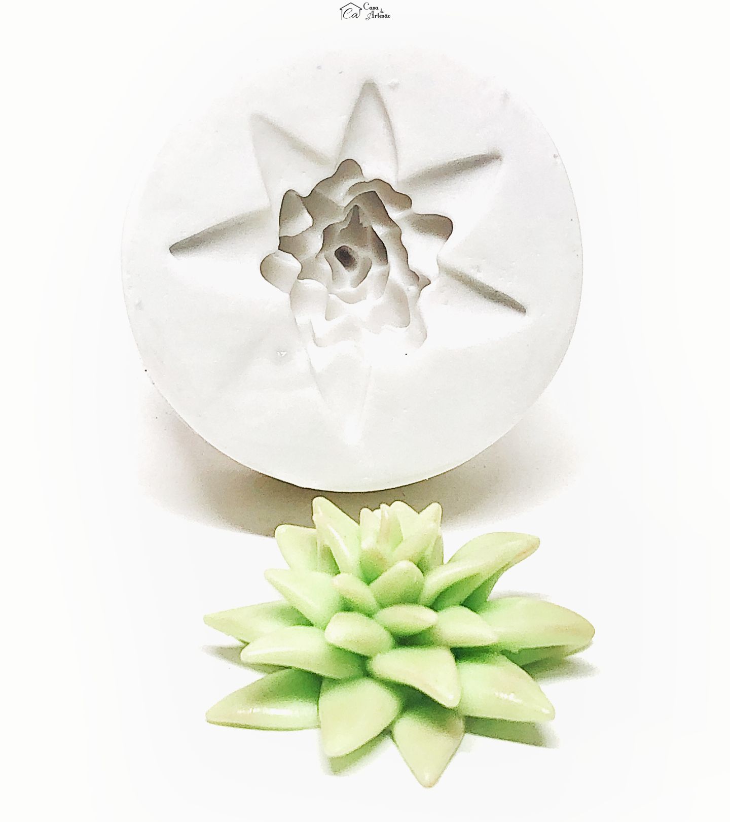 Molde de silicone - Suculenta - Grande - Mod.03 - P359