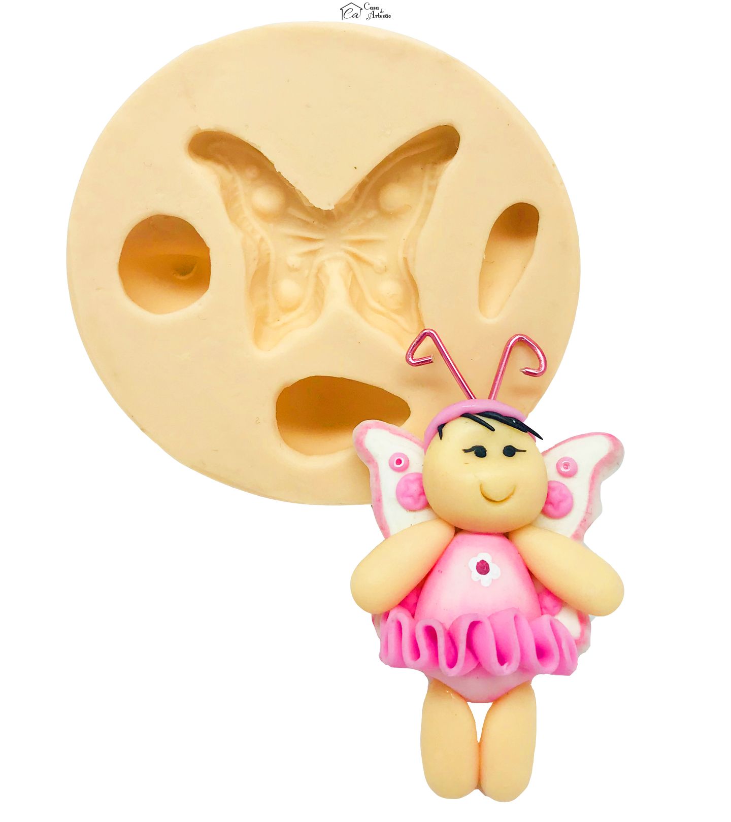 Molde de silicone - Borboleta Pequena Ii