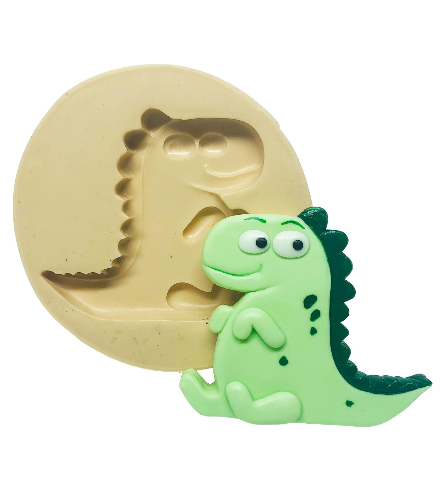 Molde de silicone - Dinossauro Baby - Mod.01 - Grande - P720