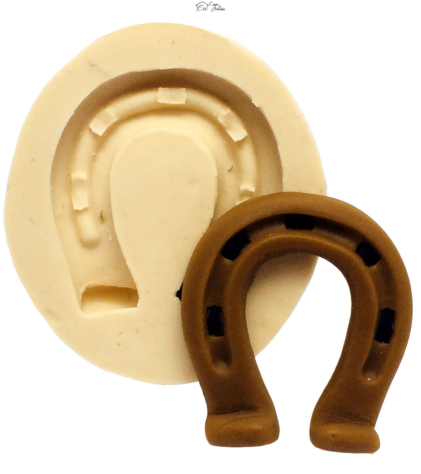 Molde de silicone - Ferradura Pequena - P191