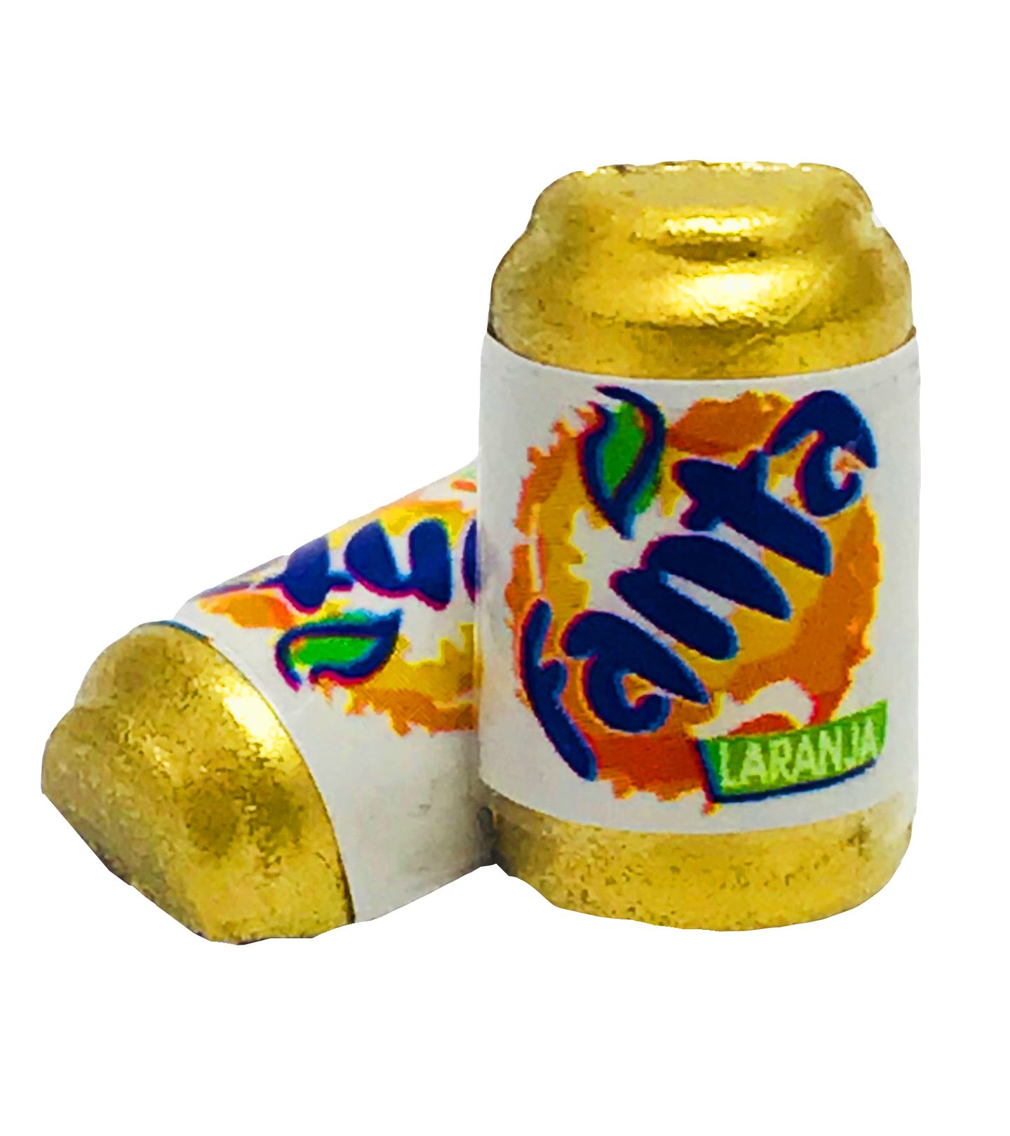 Miniaturas - Lata - Refrig. Fanta Laranja - (1/2 lata) - Emb c/ 10