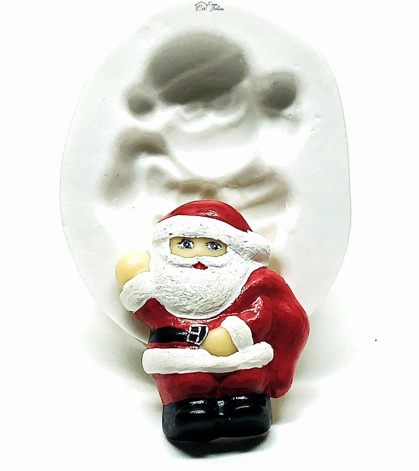 Molde de silicone - Papai Noel em Pé - P72