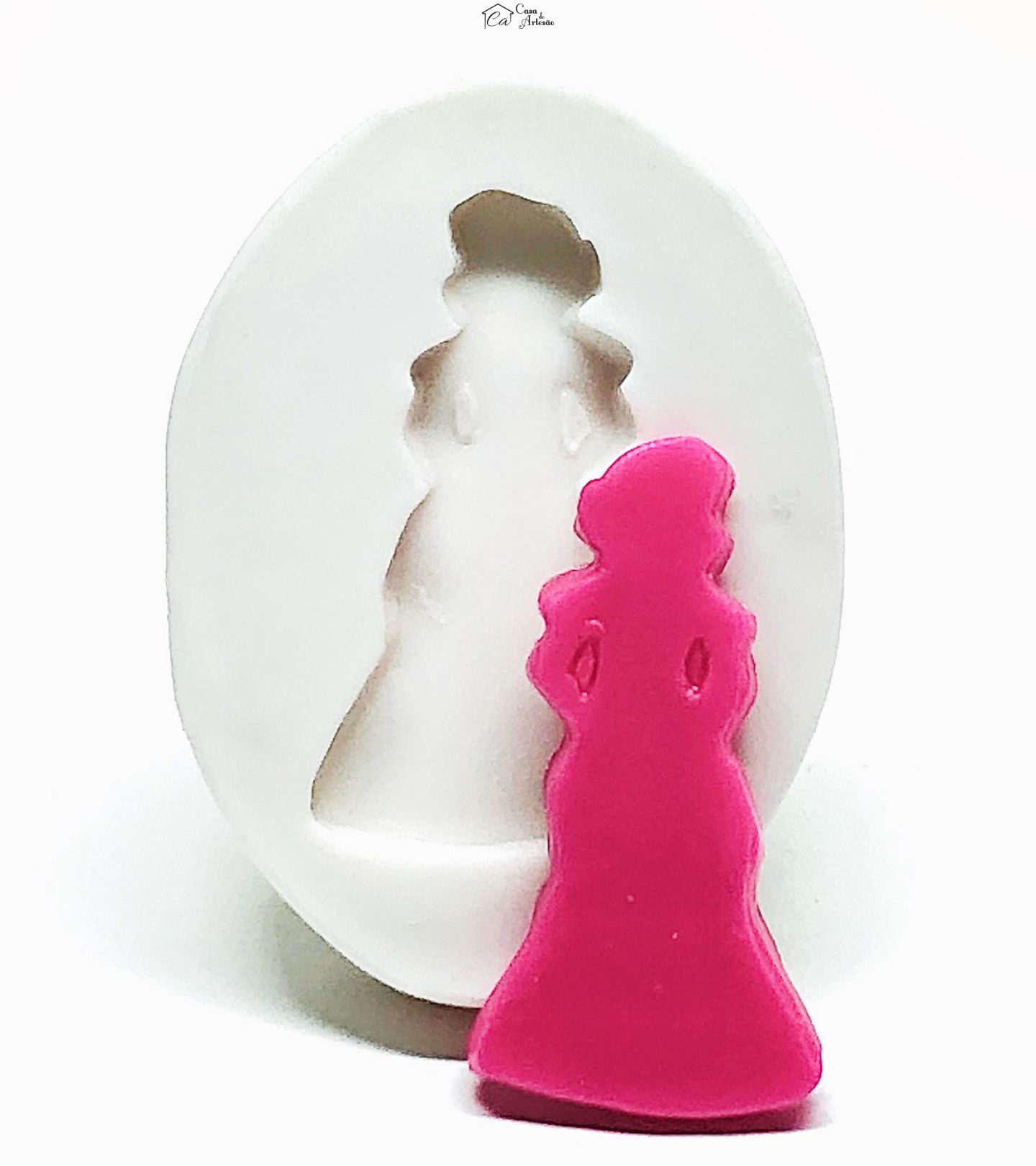 Molde de silicone - Branca de Neve - Sombra - Media - P963