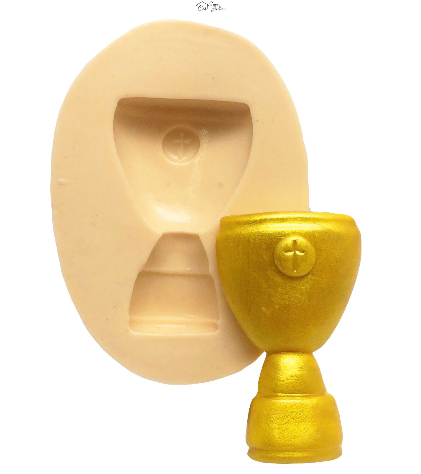 Molde de silicone - Calice Catolico Grande - P312