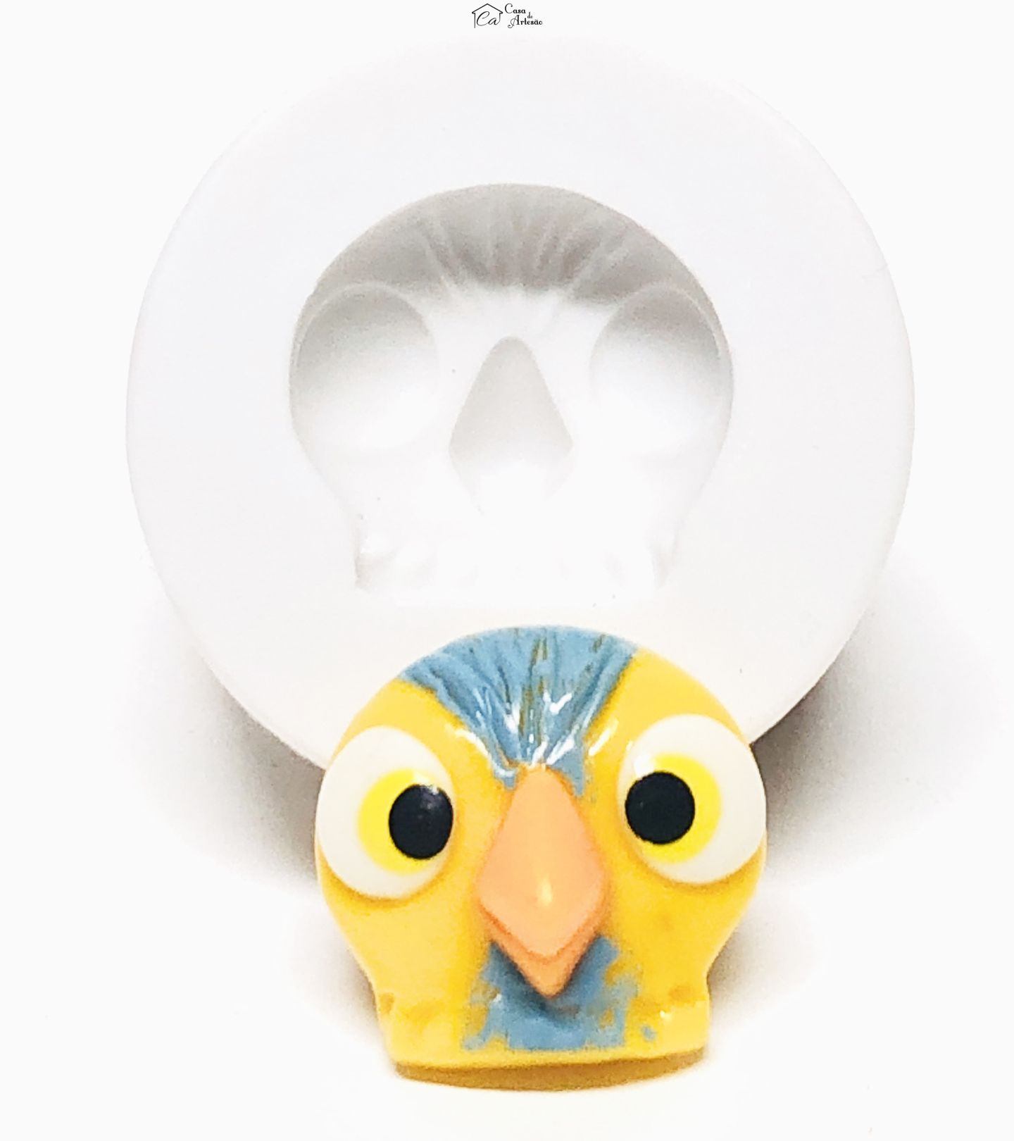 Molde de silicone - A Fazenda do Zenon - Rosto Pepe - Pequeno - P1067