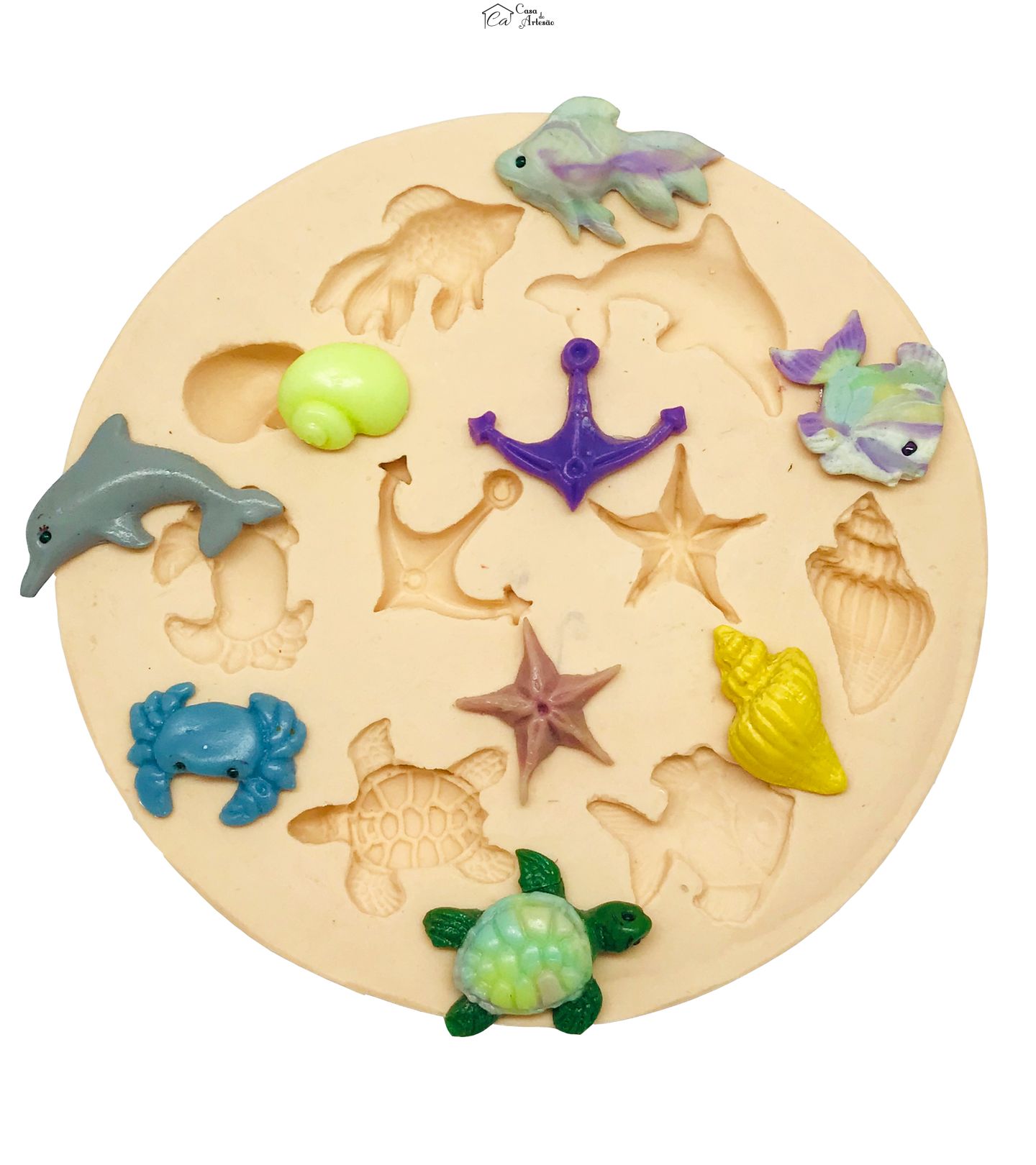 Molde de silicone - Baby Mar Pequeno