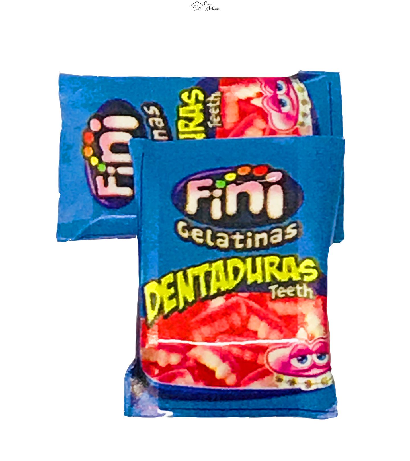 Miniaturas - Bala Fini Dentadura - Emb c/ 05