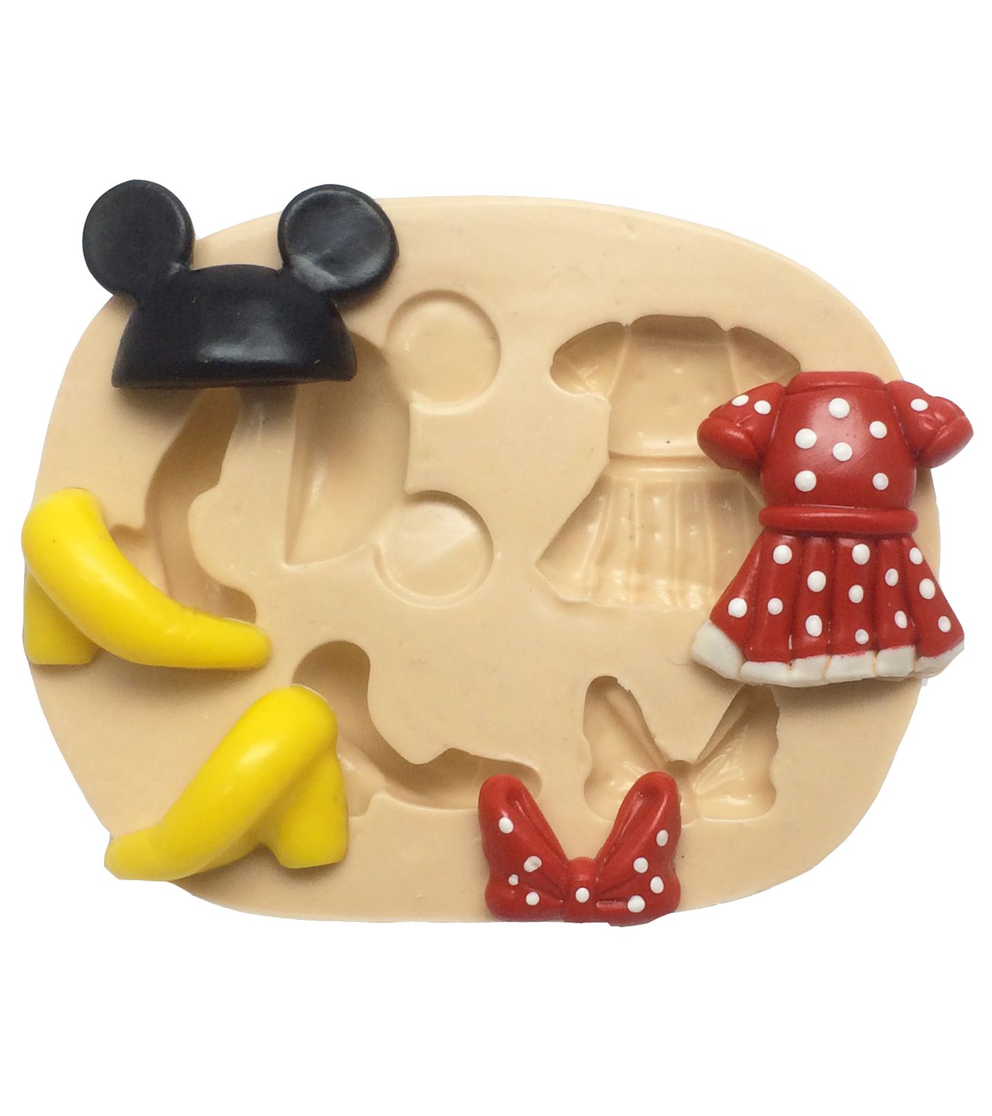 Minnie - Sapato, Vestido, Laço e Orelhas - P237