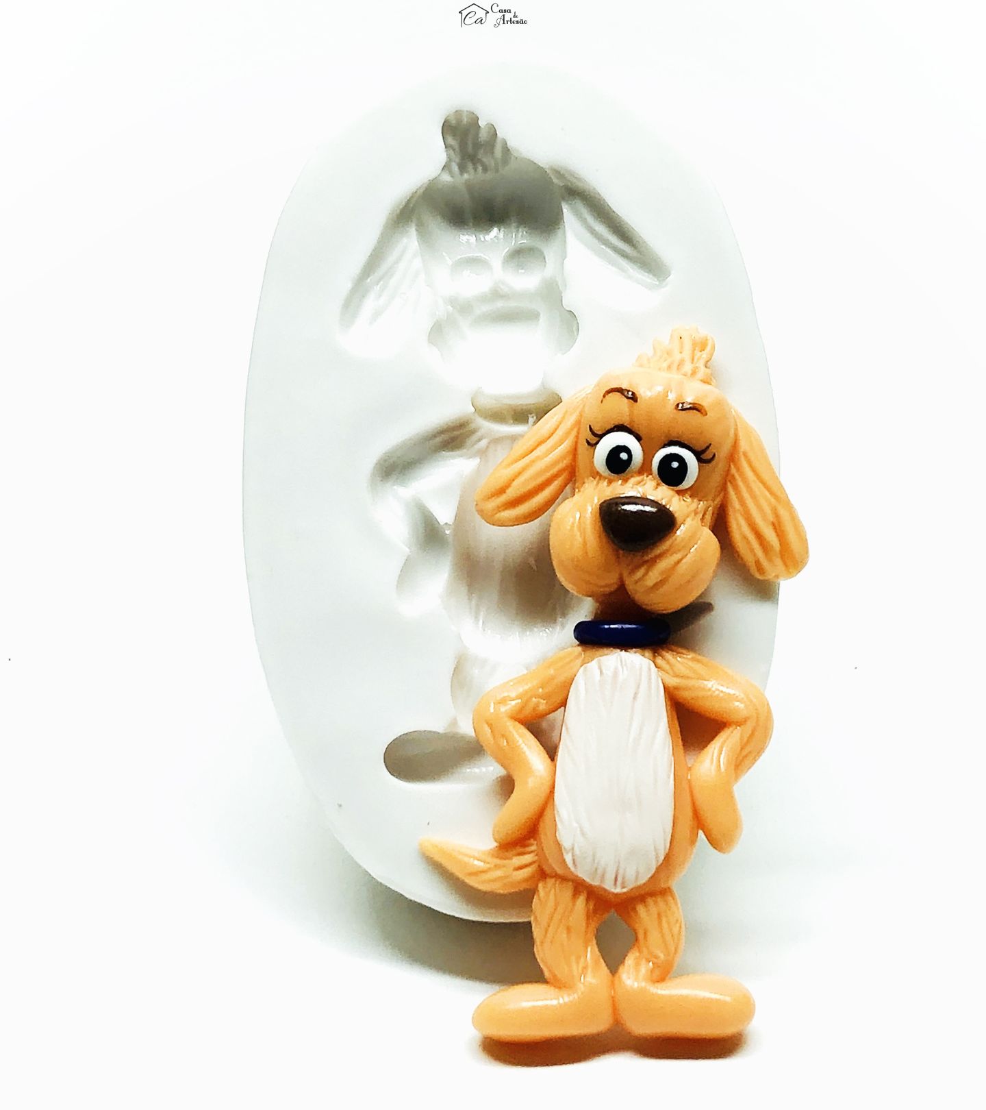 Molde de silicone - Vai Cachorro, Vai - Tag - Grande - P1003