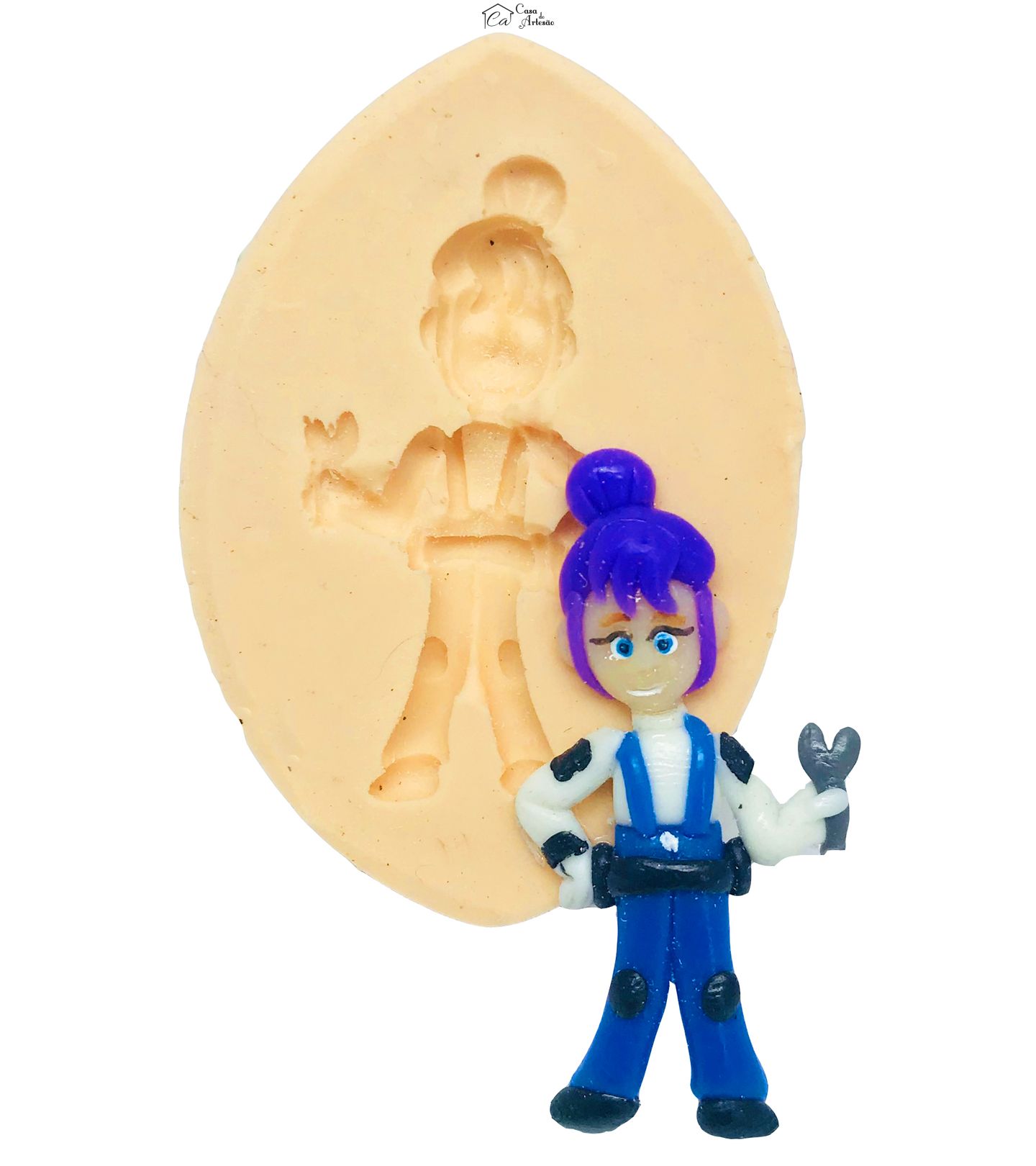 Molde de silicone - Blaze and the Monster Machines - Gabi - Pequena - P469