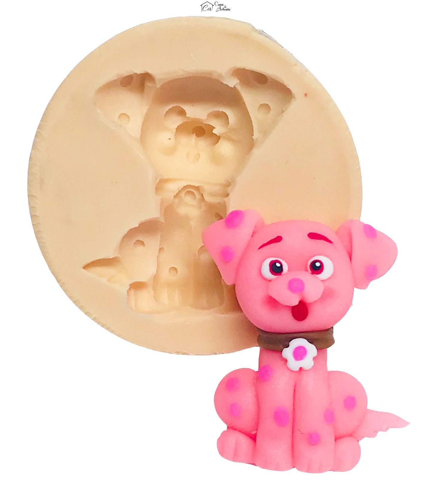 Molde de silicone - Moranguinho - Pet da Cerejinha - Medio - P524