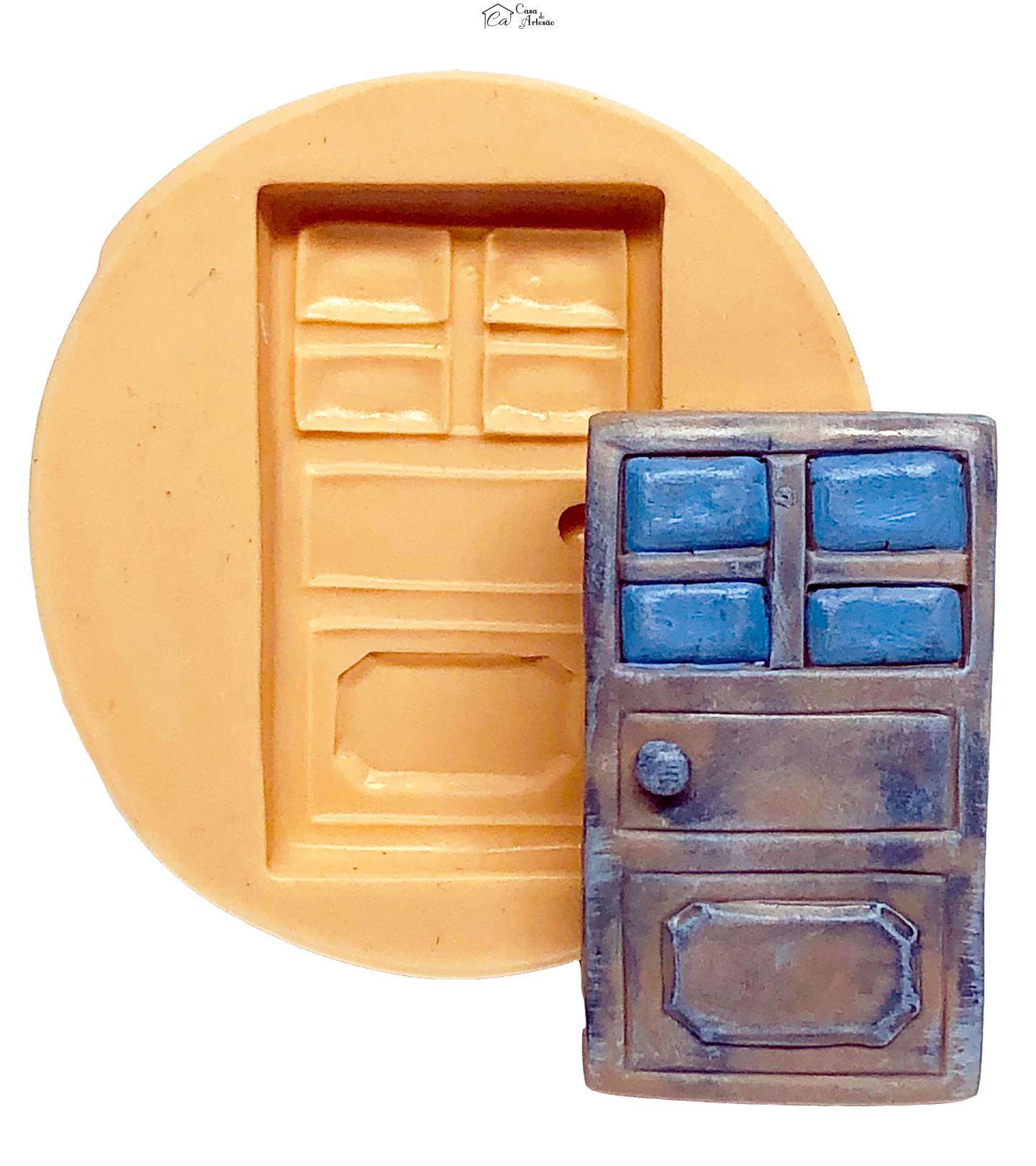 Molde de silicone - Porta - Mod. 05 - Pequena - P677