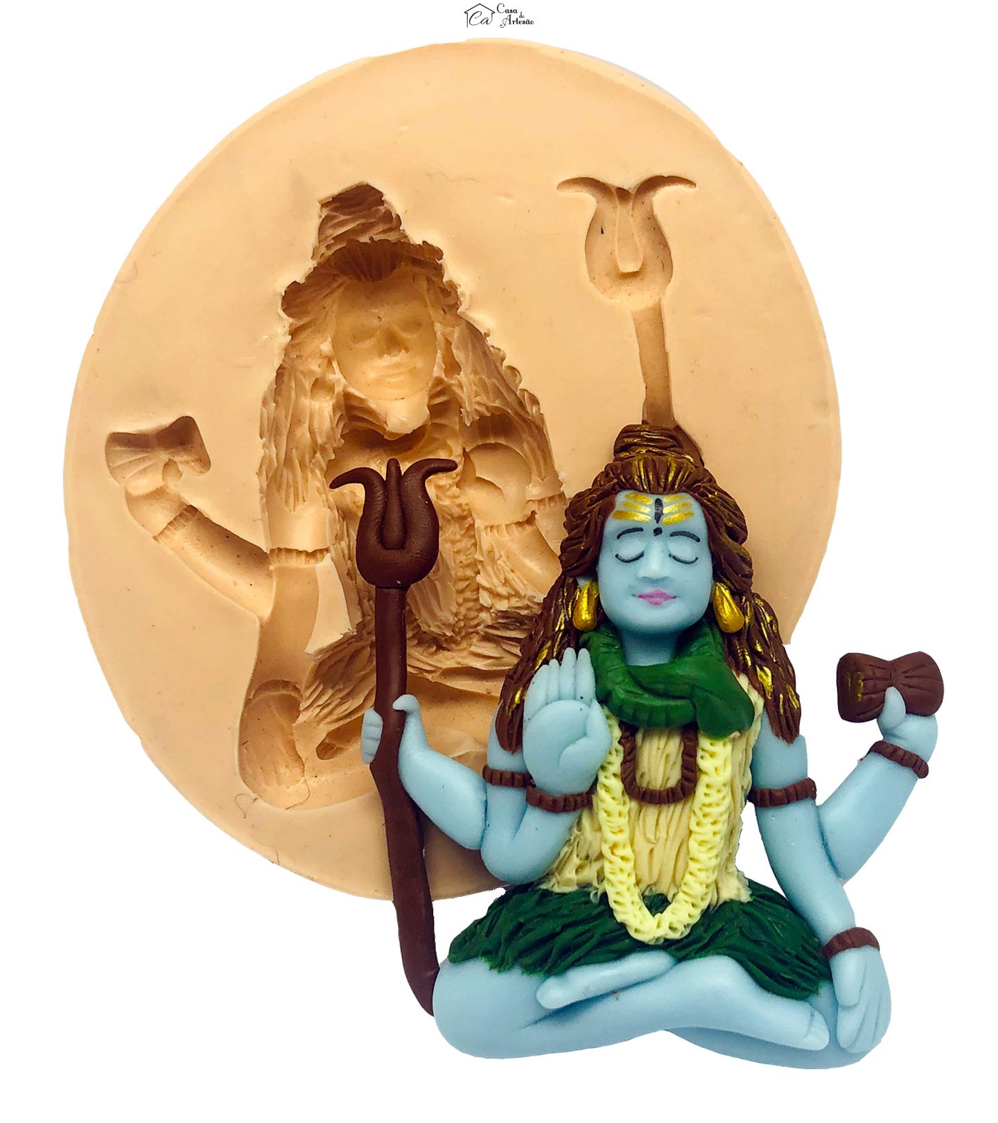 Molde de silicone - Shiva - Grande - P872